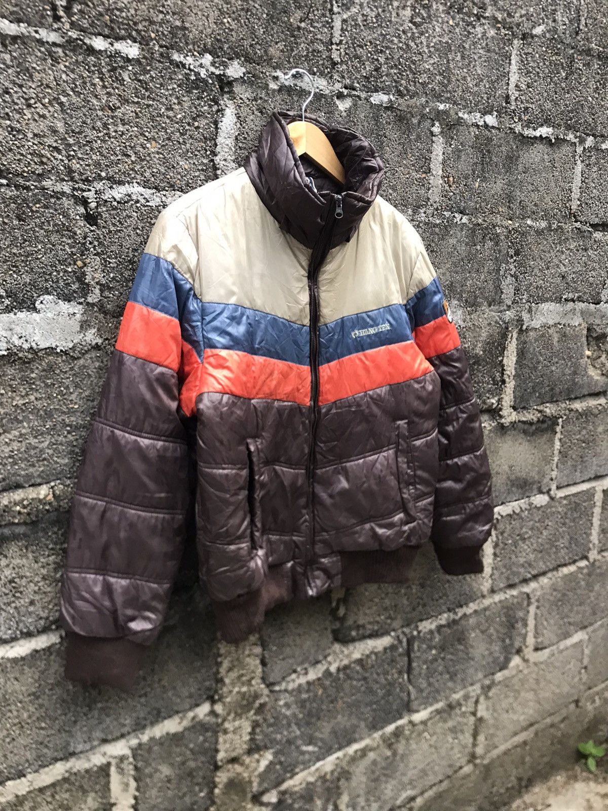 Hang Ten ⚡️Vintage Hang Ten Natural Surf Puffer Bomber Jacket Size US M / EU 48-50 / 2 - 2 Thumbnail
