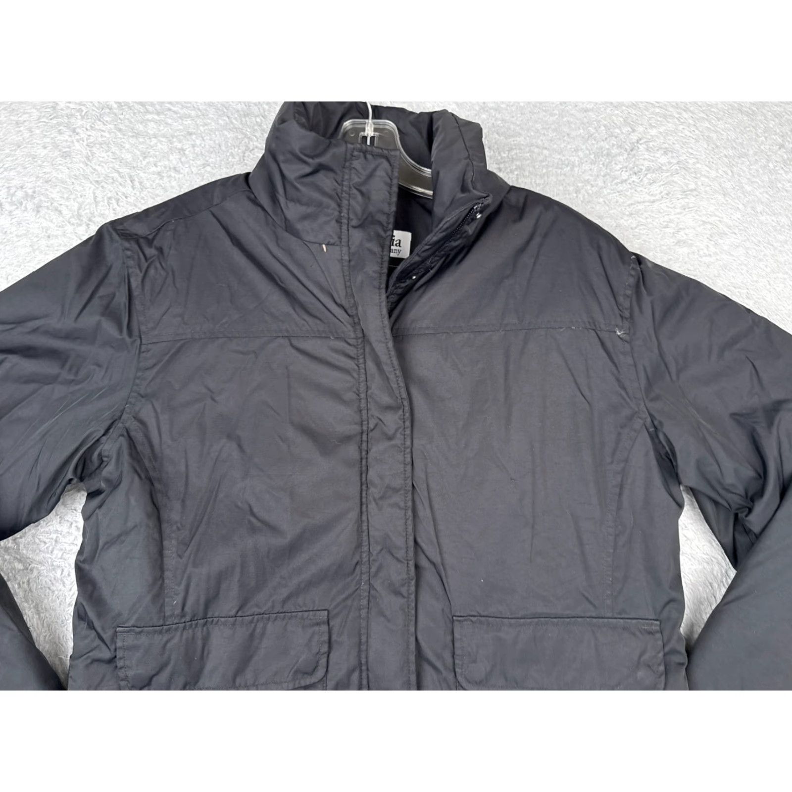 Vintage VINTAGE Columbia Jacket Women L Black Full Zip Nylon Shell Goosedown Feather Size L / US 10 / IT 46 - 4 Thumbnail
