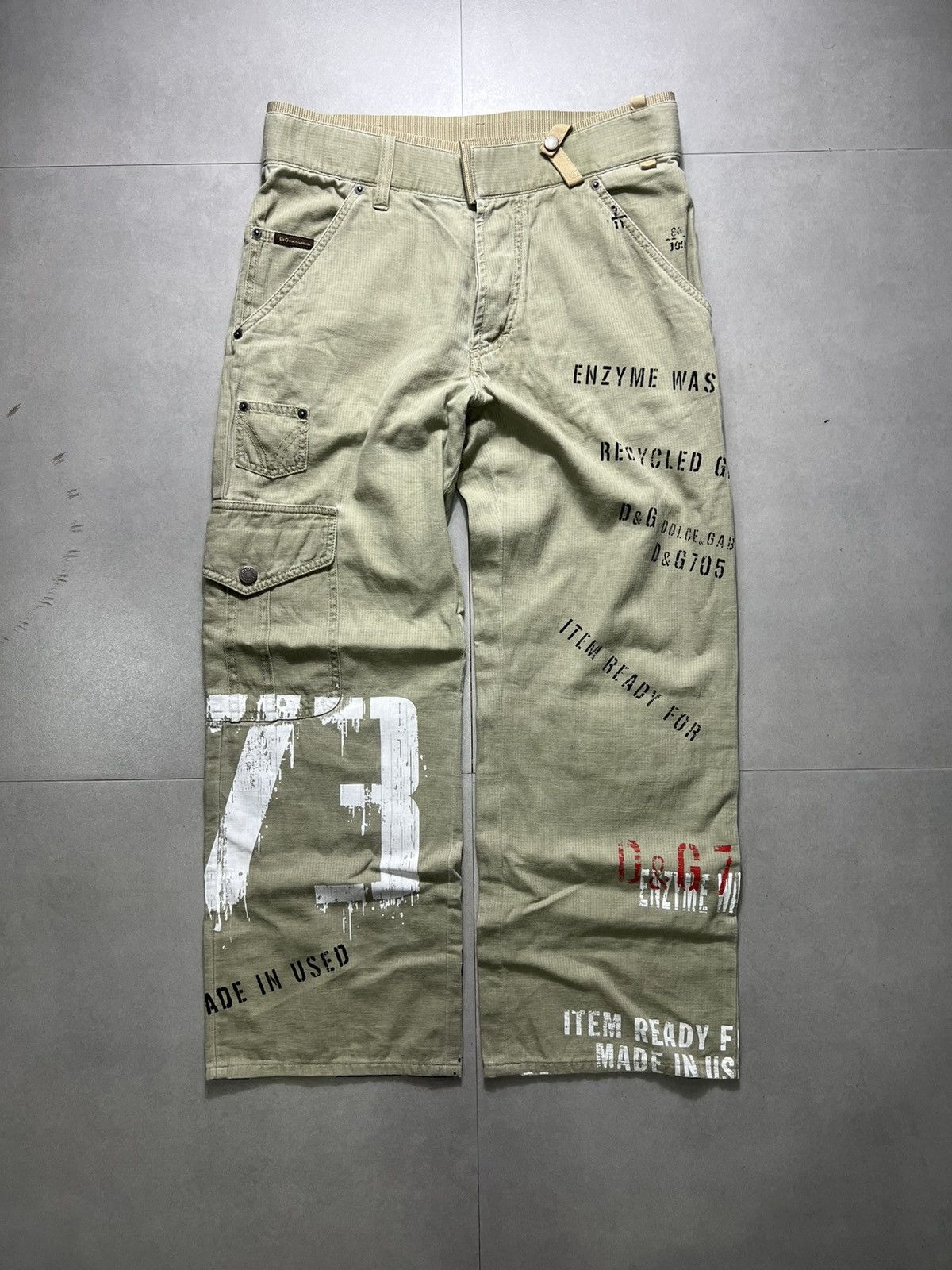 Dolce & Gabbana Dolce & Gabbana - S/S '05 Utilitarian Naval Pants Size 32" / US 10 / IT 46 - 1 Thumbnail