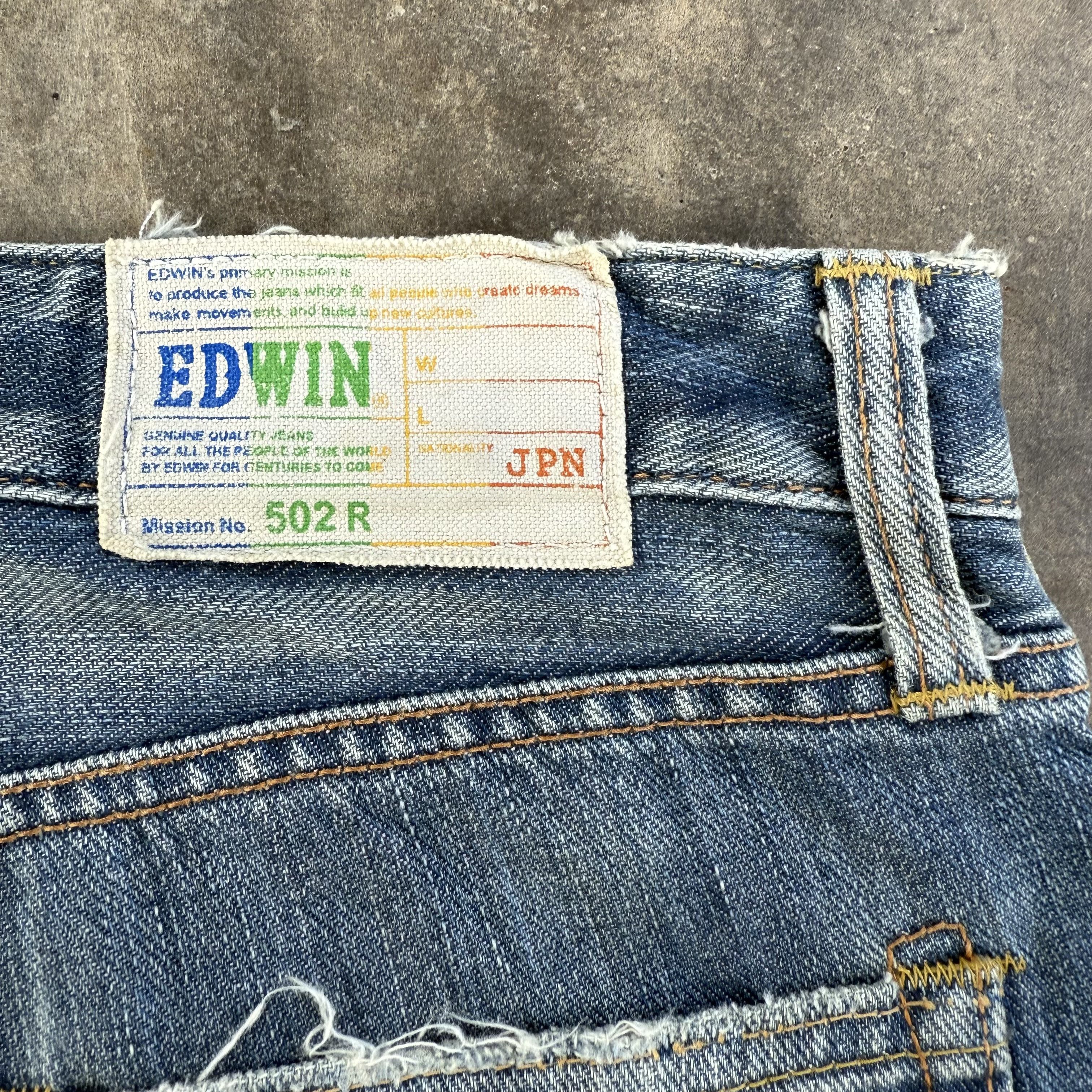 Edwin vintage Edwin distressed denim Jean pants Size US 30 / EU 46 - 11 Thumbnail