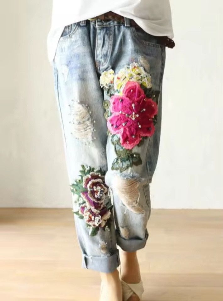 Japanese Brand × Vintage Plus size women jeans Size 42" / US 20 - 1 Thumbnail