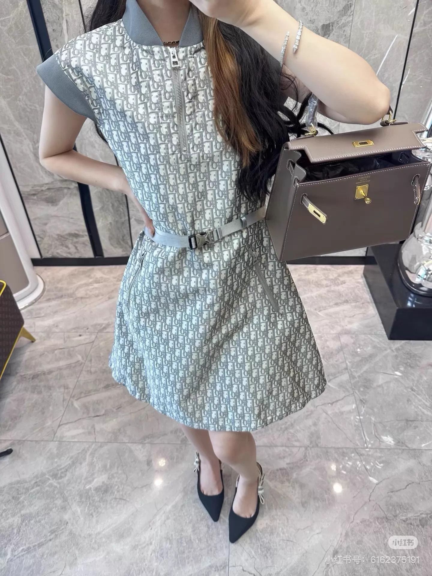 Dior Dior Oblique F34 pre-owned new dress Size XS / US 0-2 / IT 36-38 - 1 Thumbnail