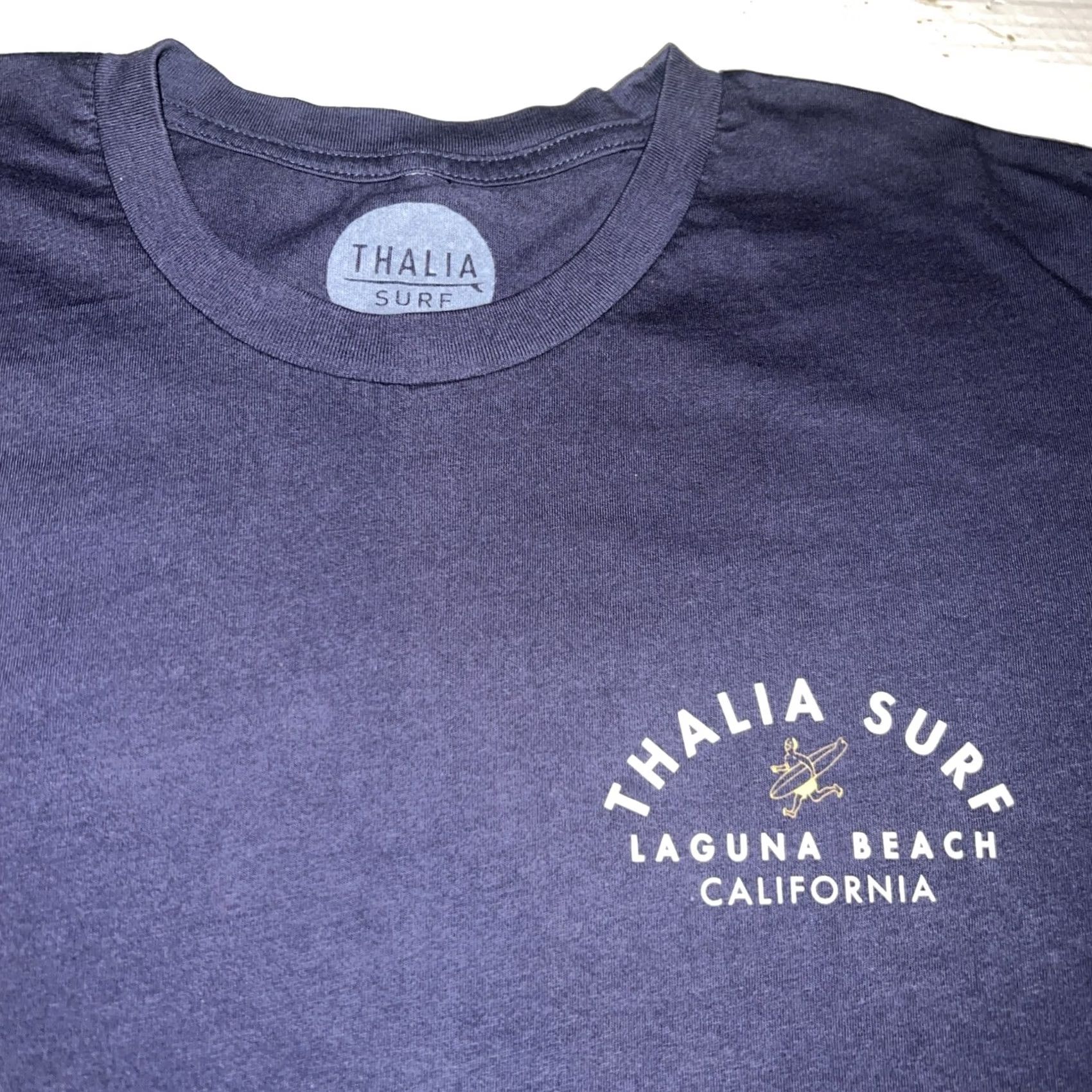 Vintage VINTAGE Thalia Surf Laguna Beach Surfer Logo Tee Shirt XL Gray Mens Short Sleeve Crew Neck Graphic Print Size US XL / EU 56 / 4 - 3 Thumbnail