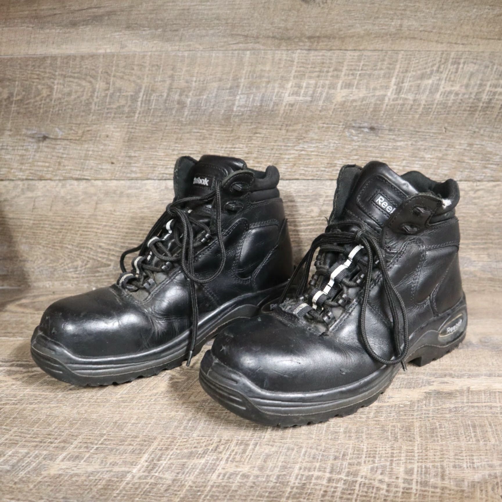 Reebok Reebok Work Trainex RB6750 RB750 Work Boot Men’s 10W Black Adult Shoe - 12W Women’s Size US 10 / IT 40 - 2 Thumbnail