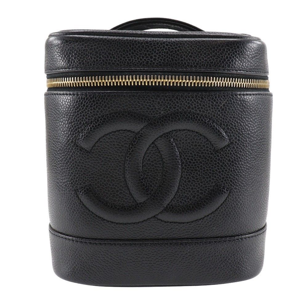 Chanel Chanel Vintage Timeless Cosmetic Case Caviar Size ONE SIZE - 1 Thumbnail