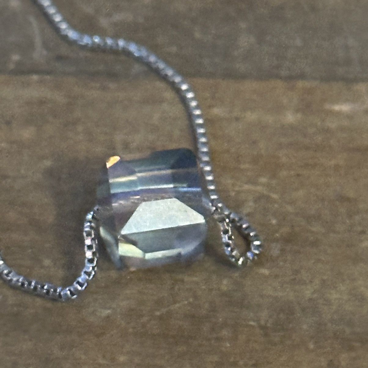 Vintage Vintage Aurora Borealis Crystal pendant necklace Size ONE SIZE - 4 Thumbnail