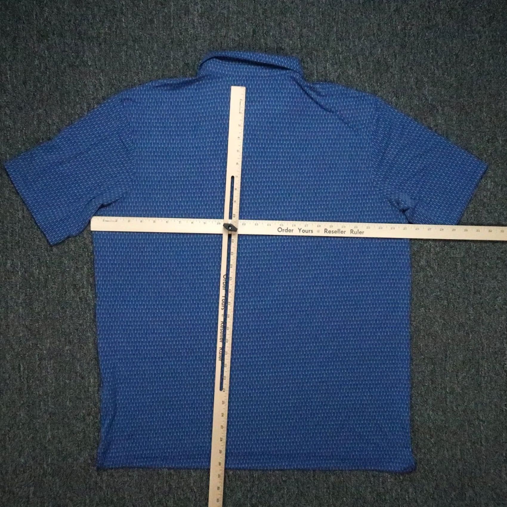 Peter Millar VINTAGE? (No) Peter Millar Shirt Mens XL Blue Seaside Short Sleeve Polo Regular Fit Golf Breathable Lightweight Stretch" Size US XL / EU 56 / 4 - 5 Thumbnail