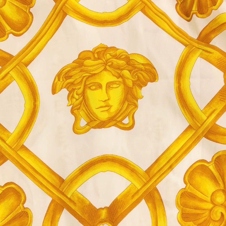 Versace Versace Mulberry silk blend contrasting Medusa avatar shir Size US XS / EU 42 / 0 - 3 Thumbnail