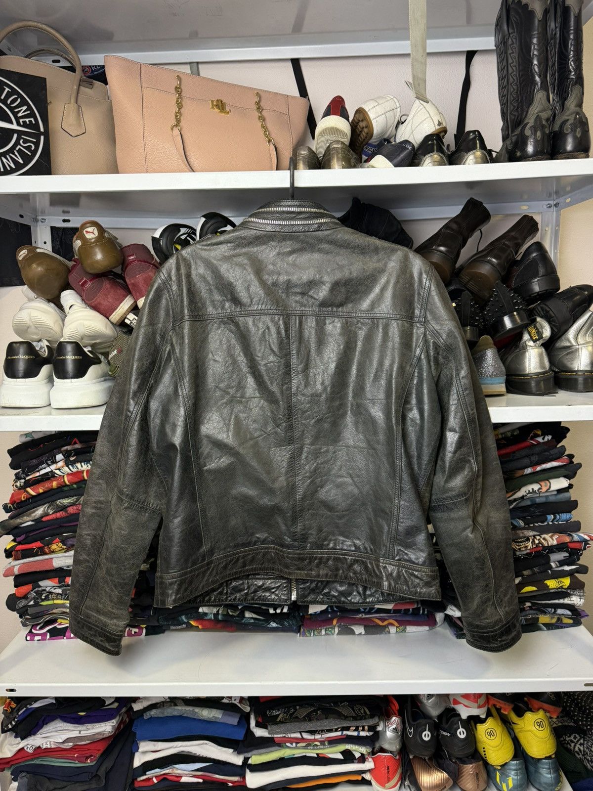 Leather Crazy True Vintage Cycle Rider Leather Jacket Biker Rare Y2K Size US L / EU 52-54 / 3 - 3 Thumbnail