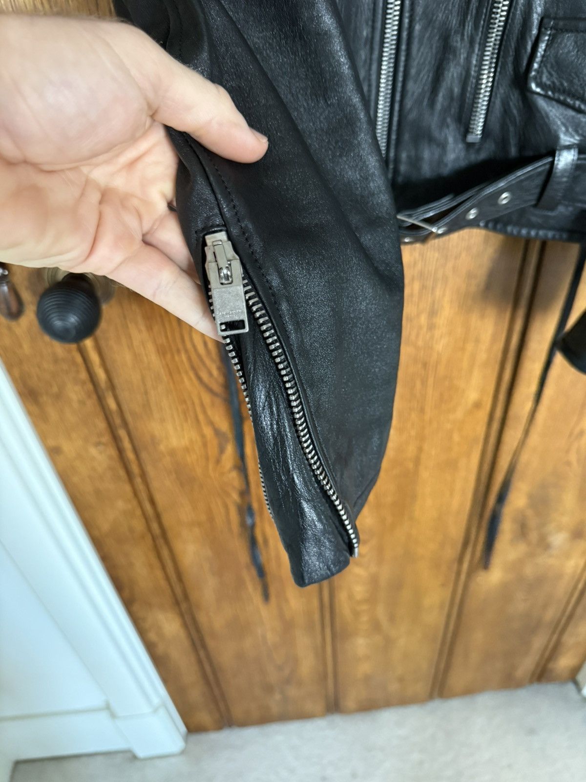 Saint Laurent Paris Saint Laurent Bloodluster leather L17 biker jacket 46 Hedi Size US S / EU 44-46 / 1 - 16 Thumbnail