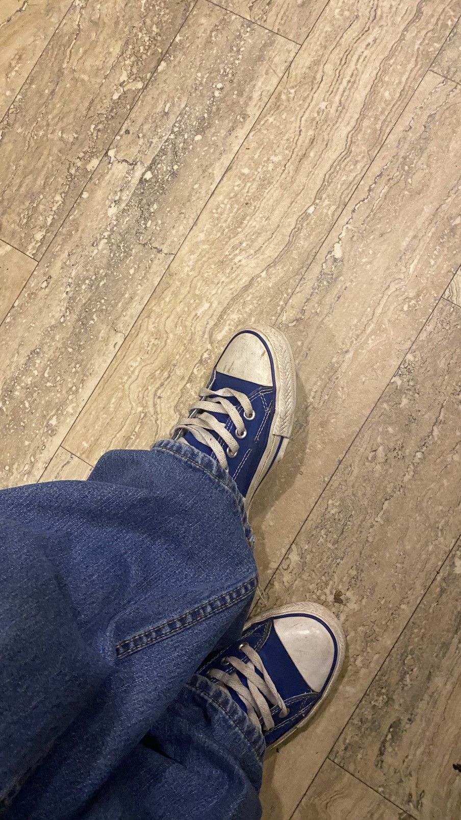 Converse BLUE AND WHITE CONVERSE SHOES Size US 10 / EU 43 - 5 Thumbnail