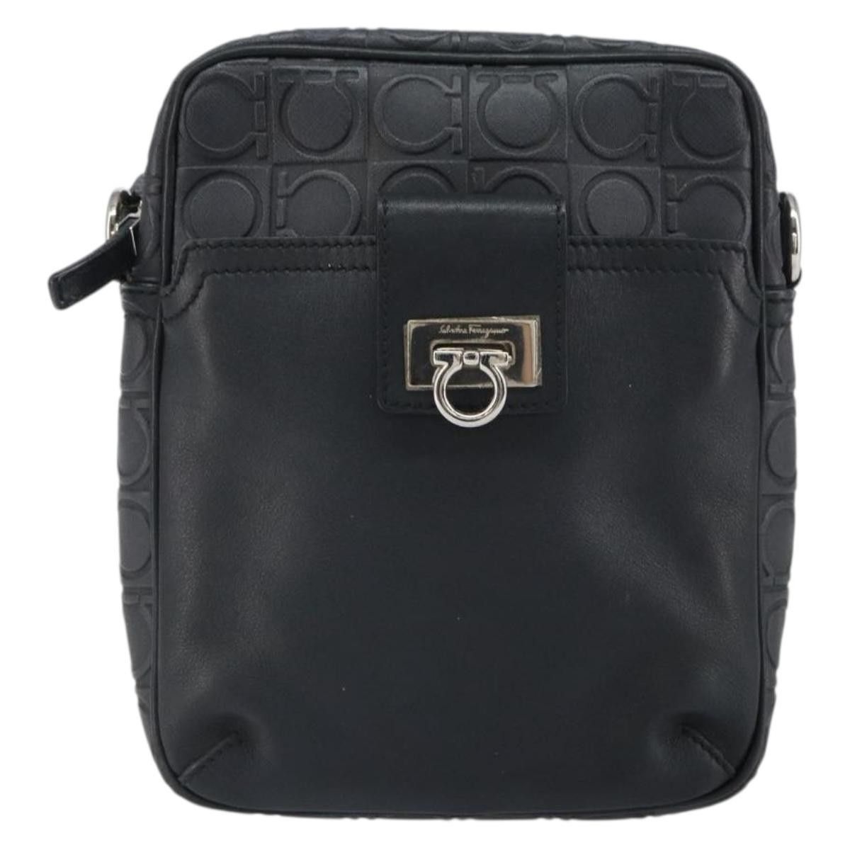 Salvatore Ferragamo Salvatore Ferragamo Gancini Shoulder Bag Leather Size ONE SIZE - 1 Thumbnail