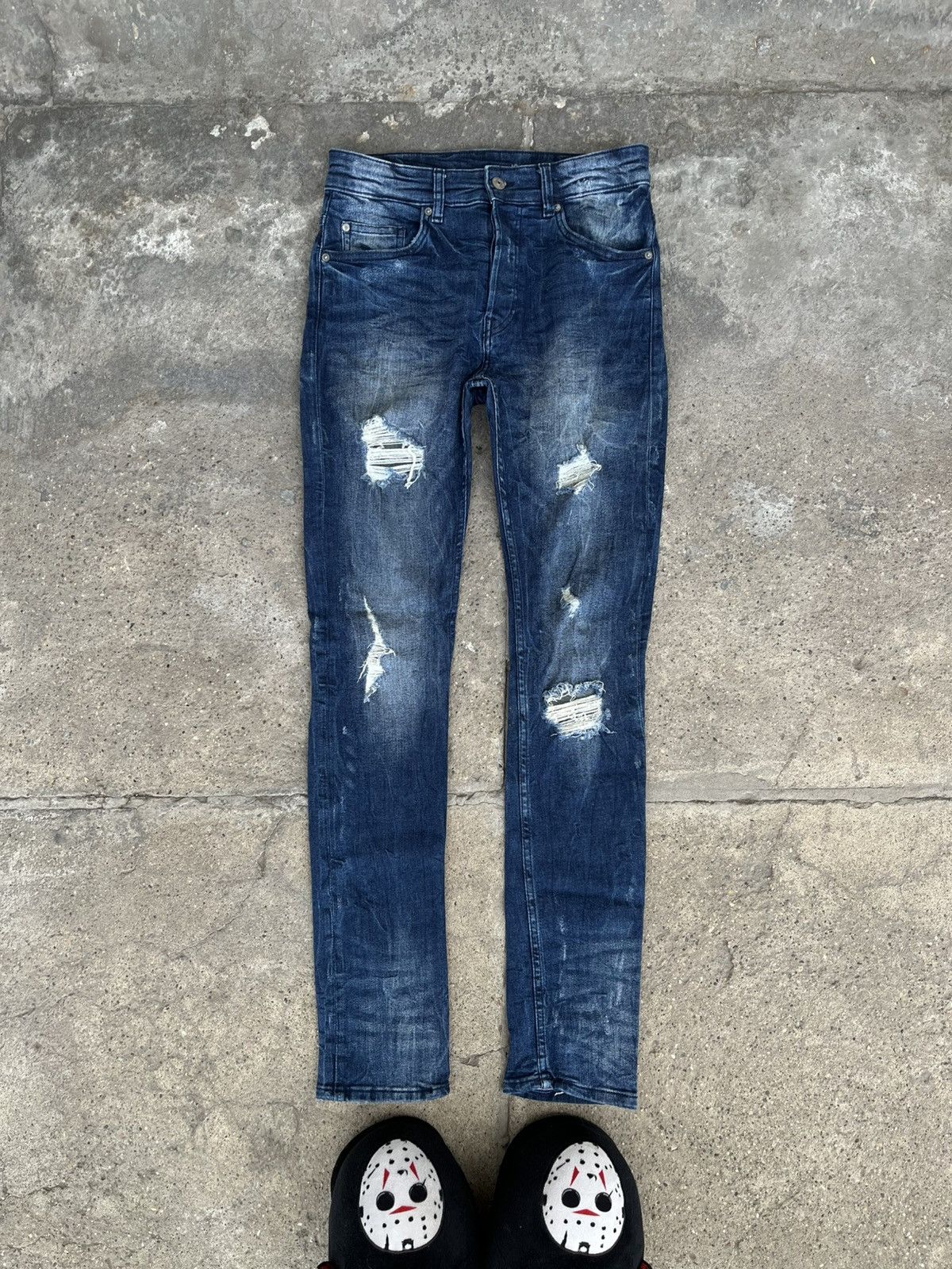 Vintage Vintage Skinny Jeans Size US 29 - 1 Thumbnail