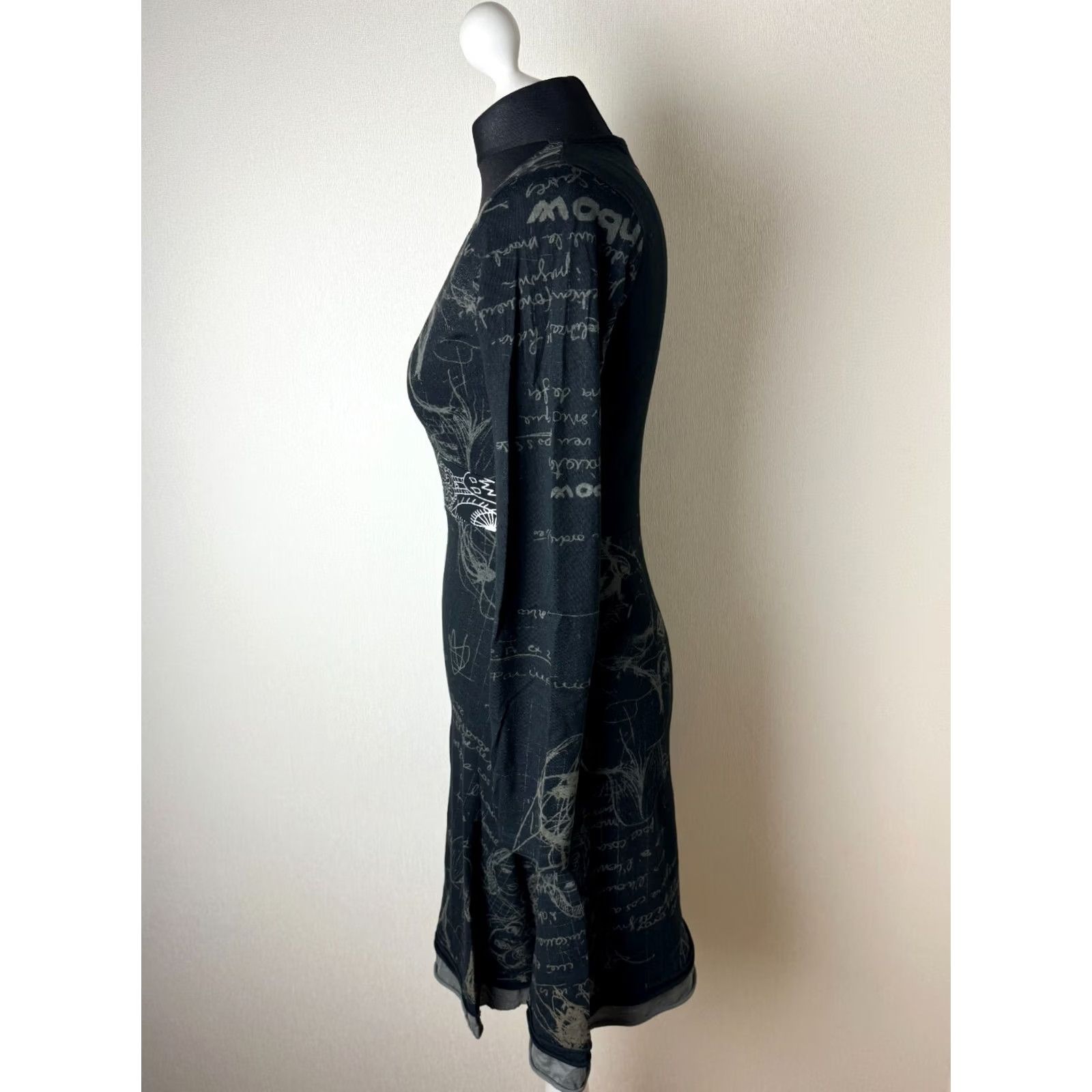 Desigual Desigual Dress Womens S A-Line Midi Black Size S / US 4 / IT 40 - 4 Thumbnail