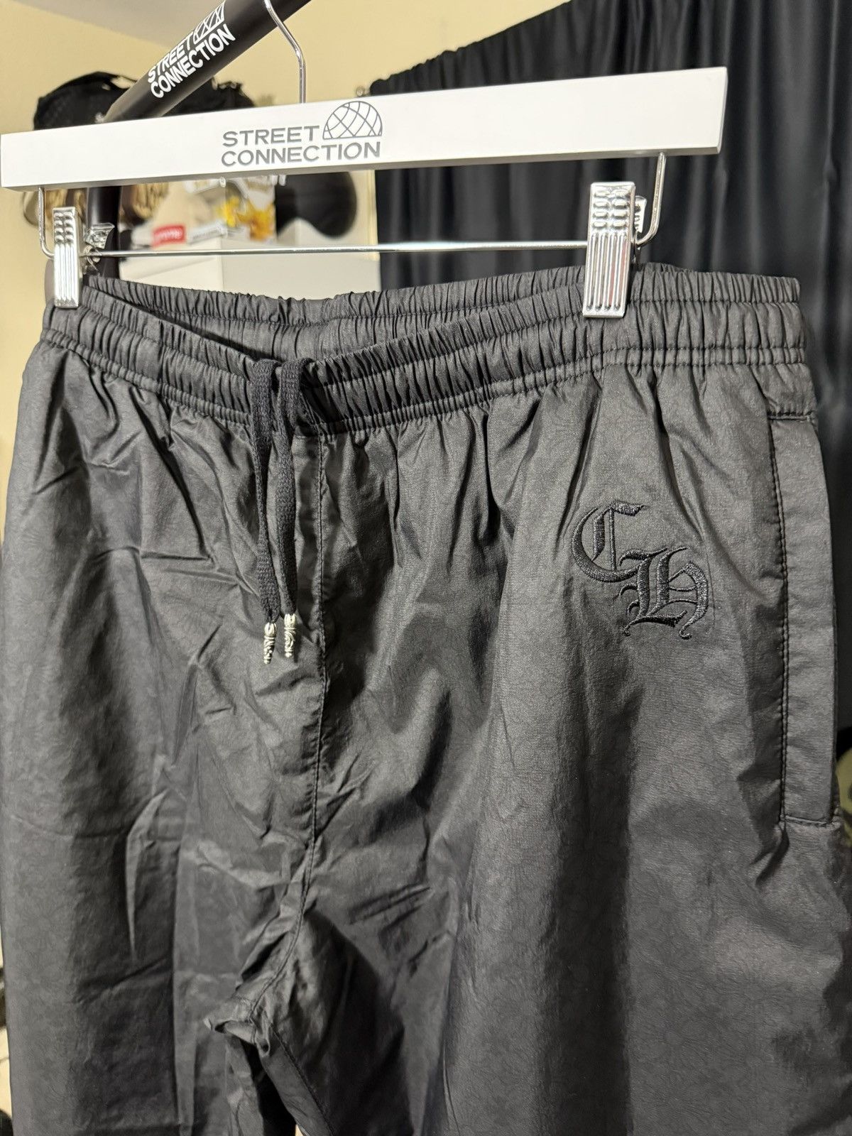 Chrome Hearts CHROME HEARTS “TRASH PICKUP” NYLON PANTS SIZE LARGE BLACK Size US 34 / EU 50 - 18 Thumbnail