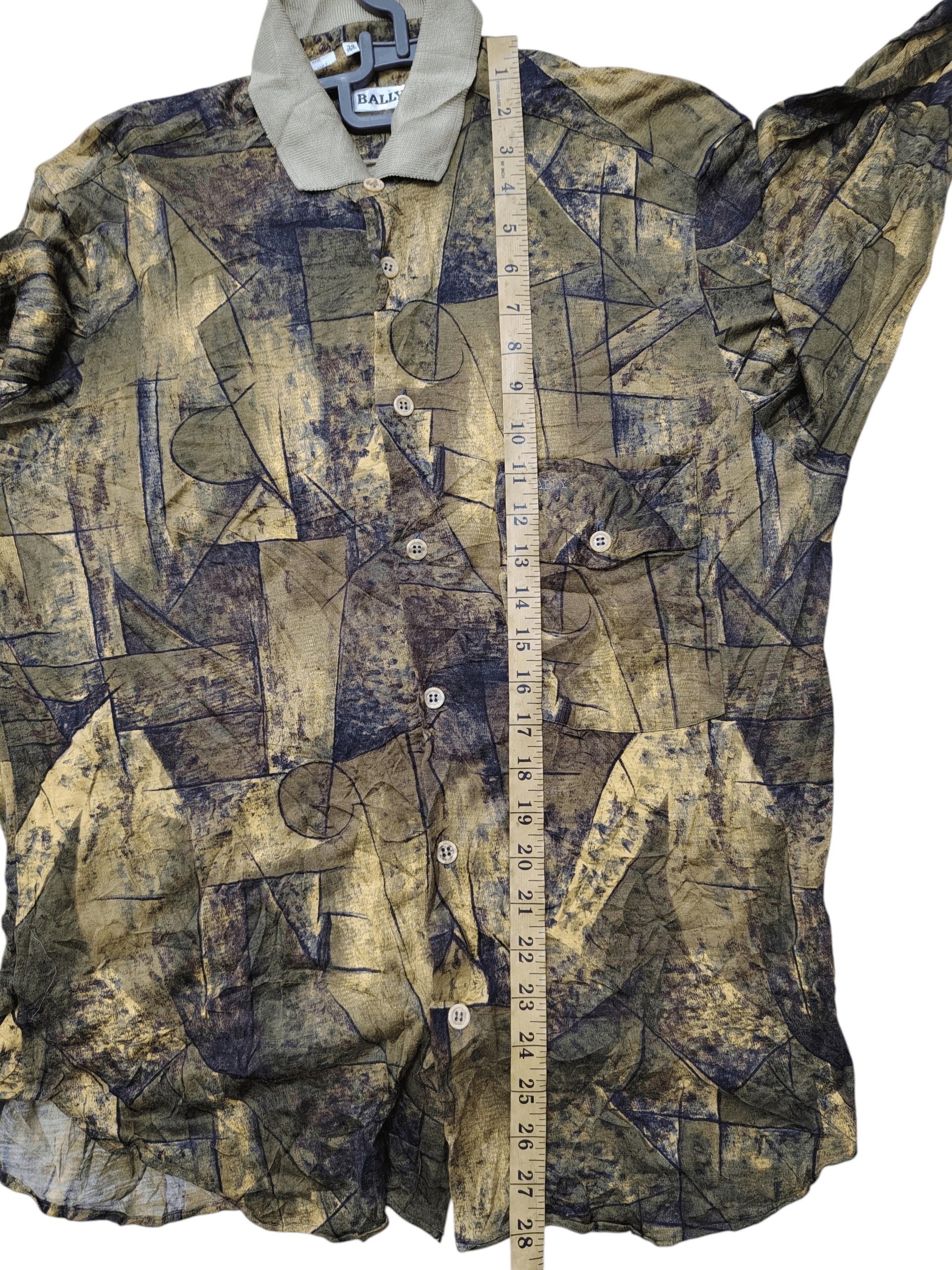 Bally Vintage Bally Abstract Art Button Ups Size US M / EU 48-50 / 2 - 10 Thumbnail