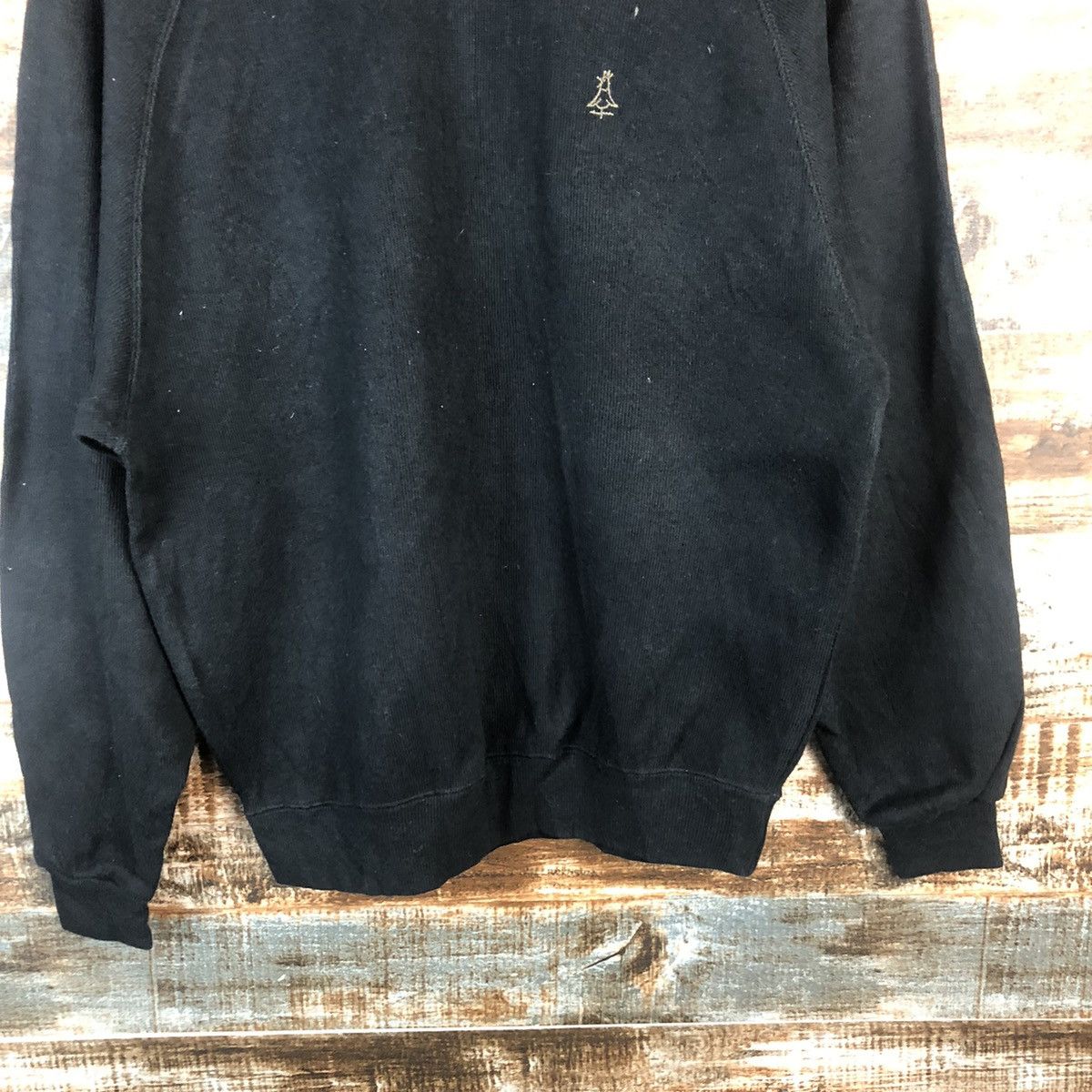 Homespun Knitwear × Japanese Brand Japanese Brand Black Knitwear #A1988 Size US S / EU 44-46 / 1 - 6 Thumbnail