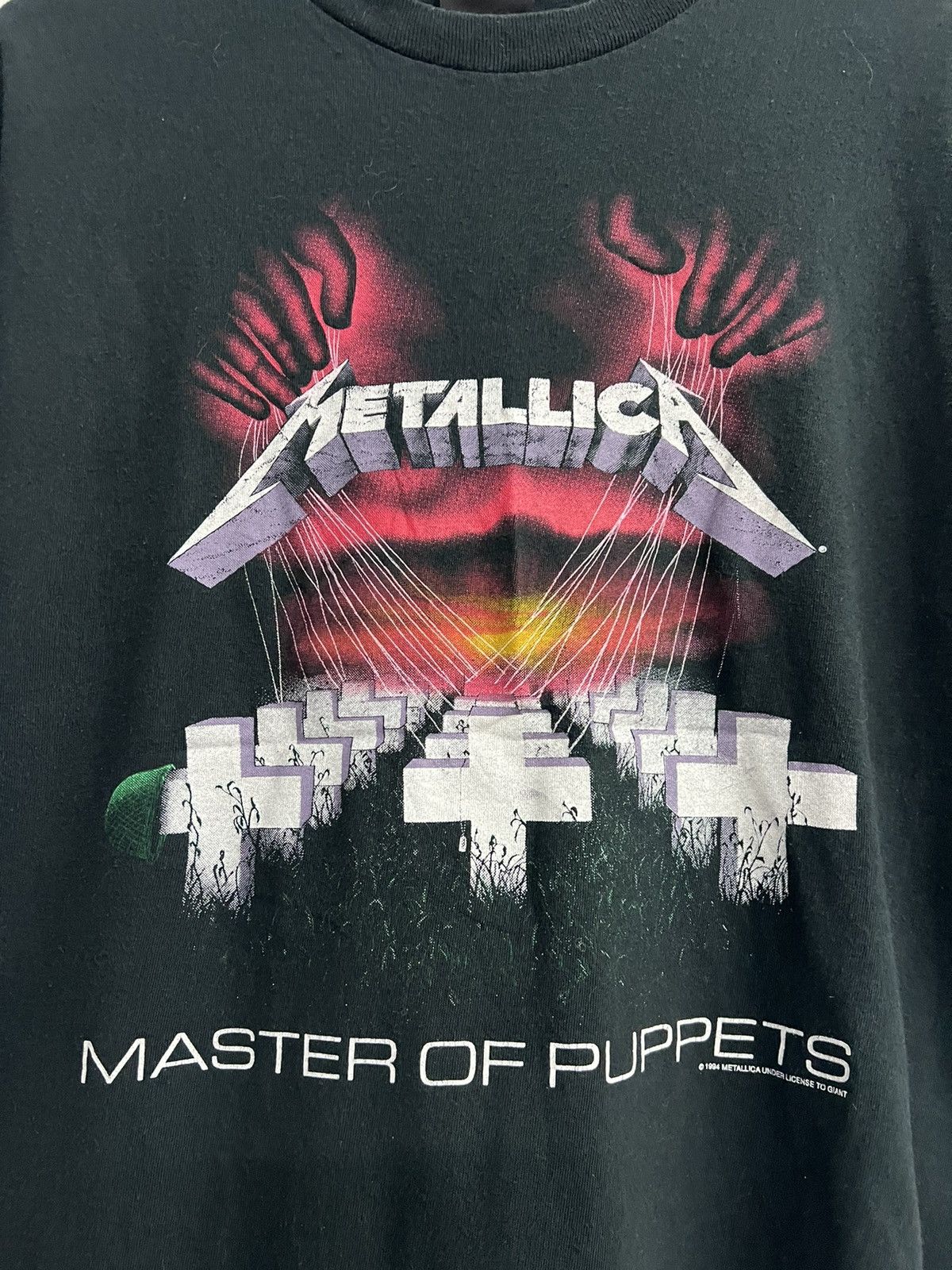 Band Tees × Giant × Metallica Vintage Metallica Master Of Puppets Giant Tee Size US M / EU 48-50 / 2 - 7 Thumbnail