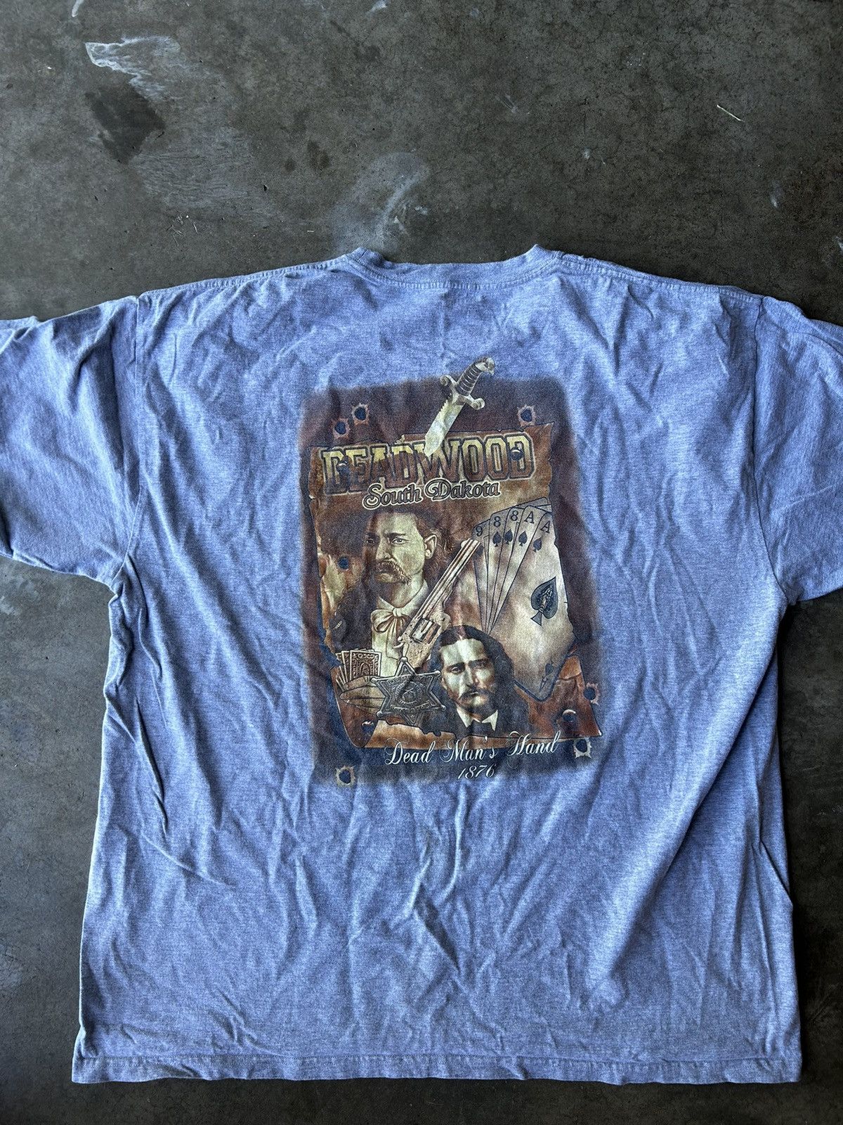 Hanes × Vintage Vintage Y2K Black Hills South Dakota Double Sided T Shirt Size US XXL / EU 58 / 5 - 4 Thumbnail