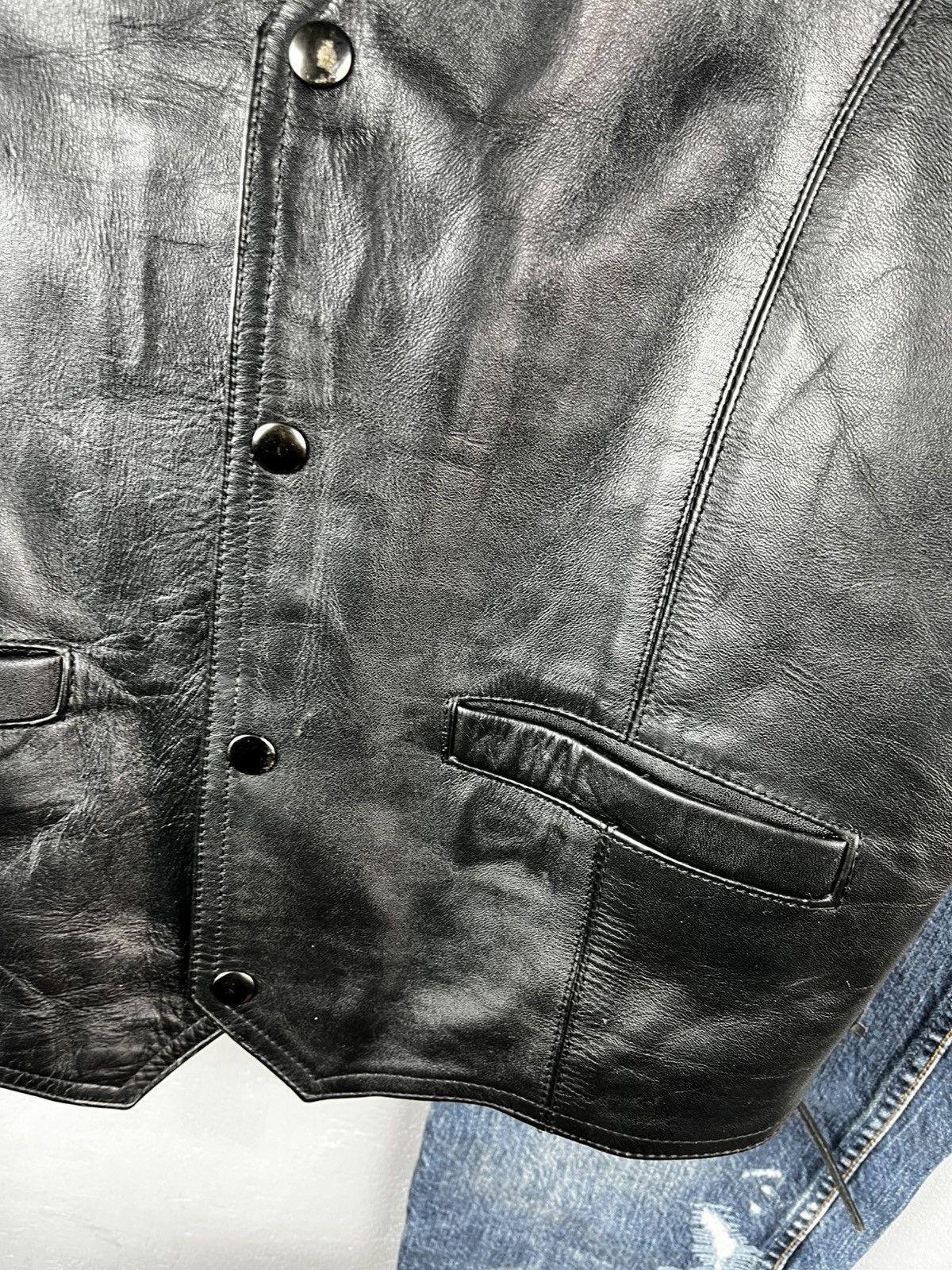 Schott Charlie leather vest vintage Size US L / EU 52-54 / 3 - 14 Thumbnail