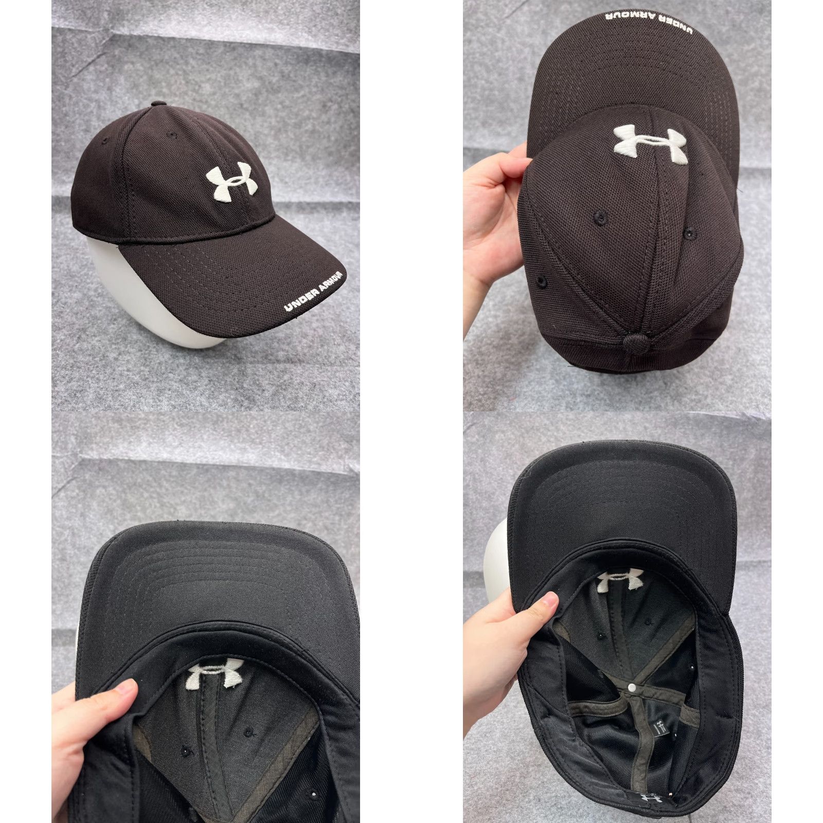 Under Armour Under Armour Hat Strap Back Cap Adult One Size Black 100% Polyester Golf Gym Size ONE SIZE - 8 Thumbnail