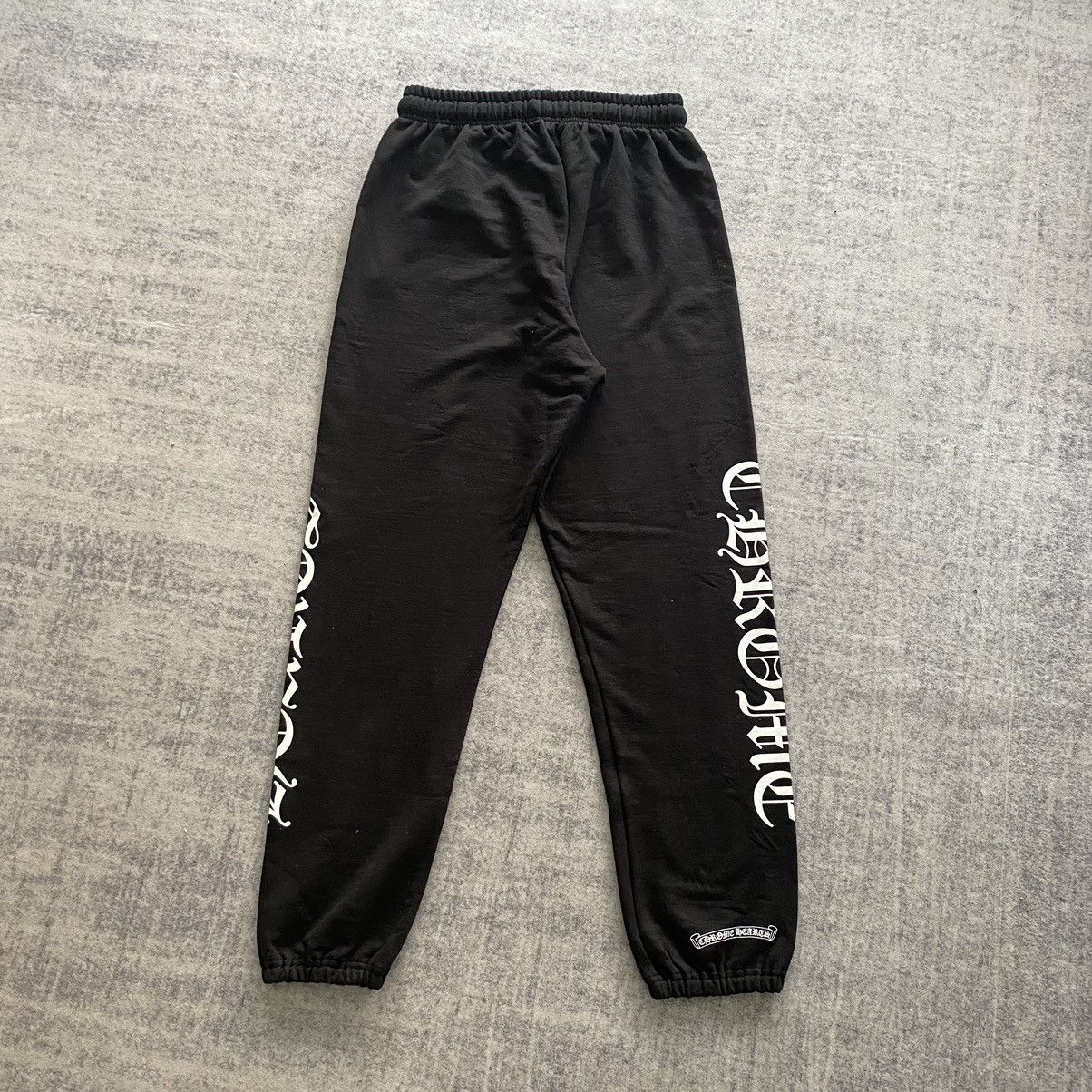 Chrome Hearts CHROME HEARTS HorseShoe Logo Sweatpants Black Size US 30 / EU 46 - 7 Thumbnail