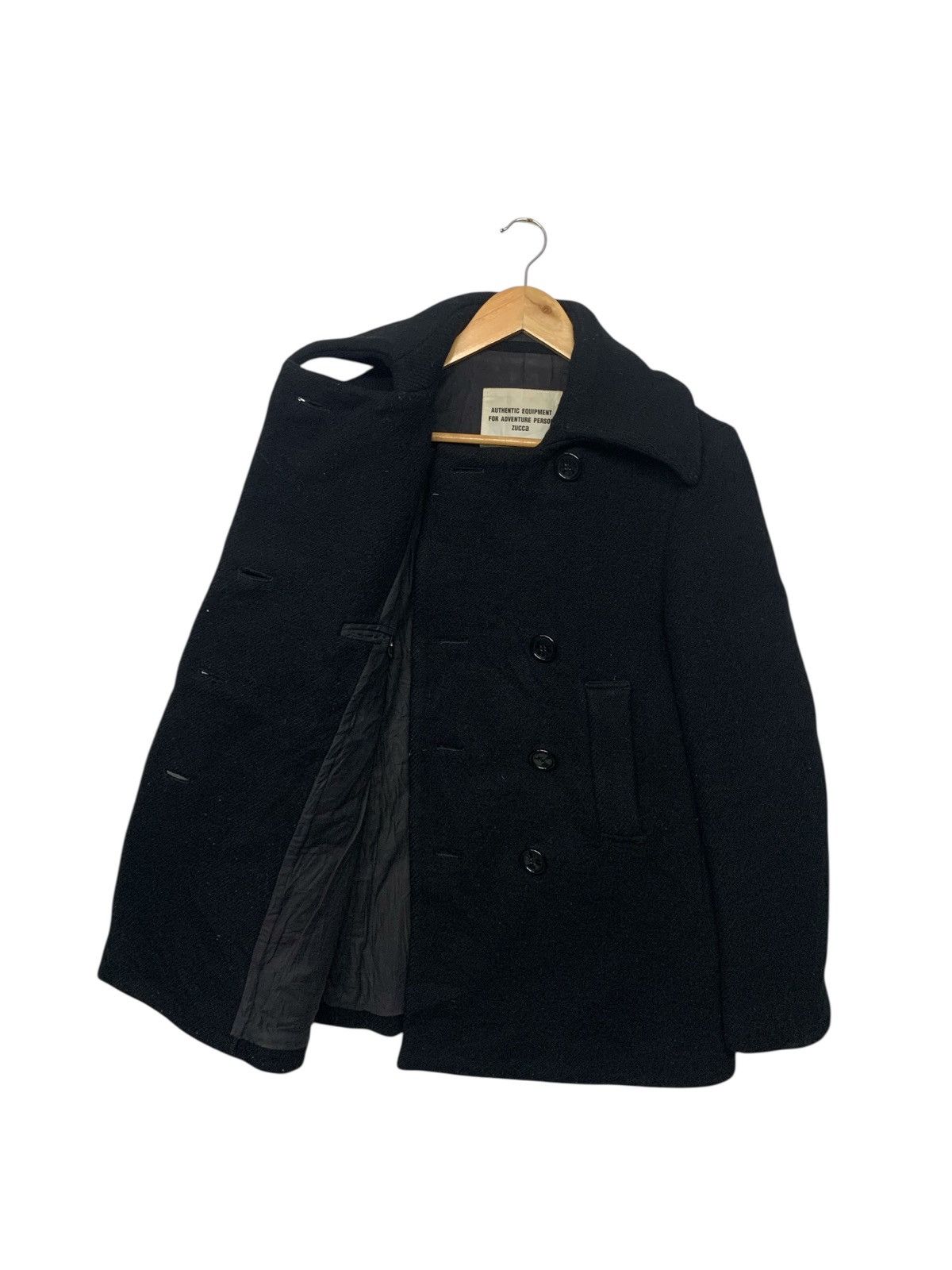 CABANE de ZUCCa × Issey Miyake × Zucca Rare Zucca Issey Miyake Wool Button Ups Jacket Size US M / EU 48-50 / 2 - 5 Thumbnail