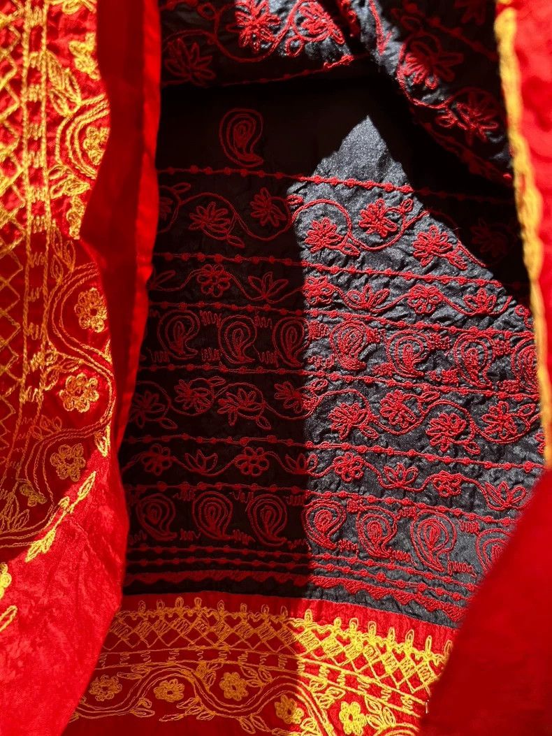 Issey Miyake issey miyake size:2 Silk embroidered dress Size XXS / US 00 / IT 34 - 5 Thumbnail