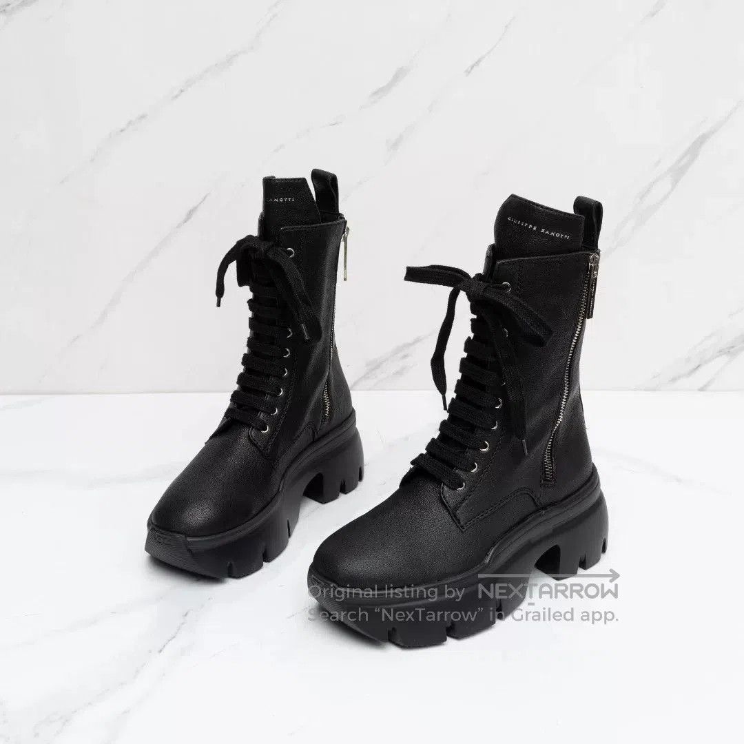 Giuseppe Zanotti Giuseppe Zanotti Women's Platform Martin Boots. Size US 6 / IT 36 - 2 Thumbnail