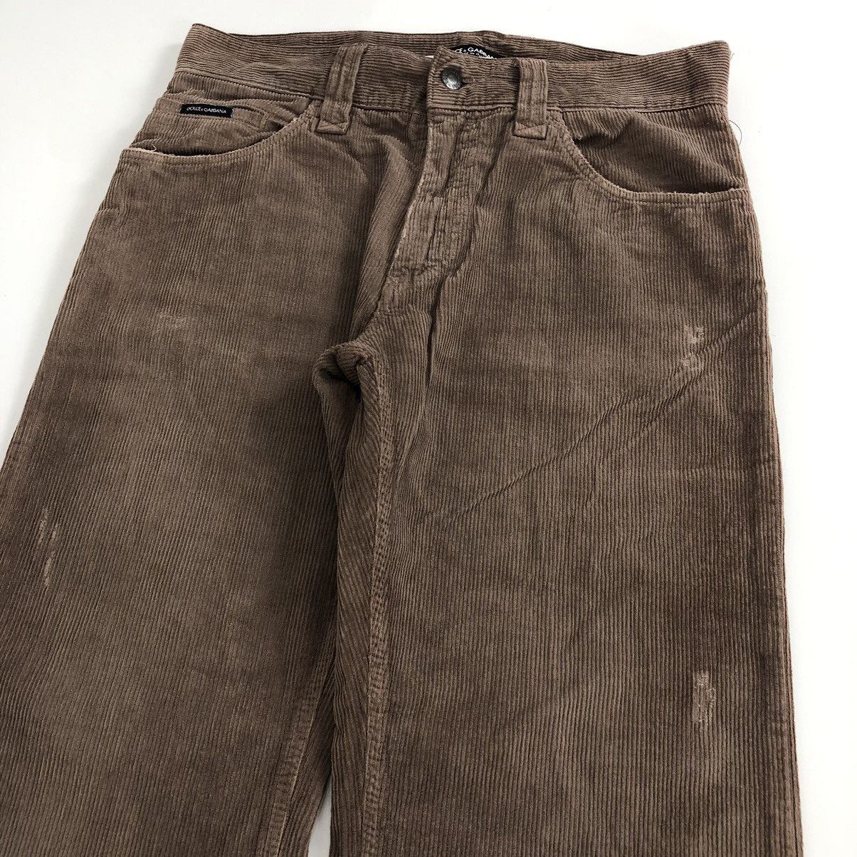 Designer × Dolce & Gabbana × Vintage Vintage Dolce & Gabbana 20 Loose Corduroy Distressed Pants Size US 32 / EU 48 - 15 Thumbnail
