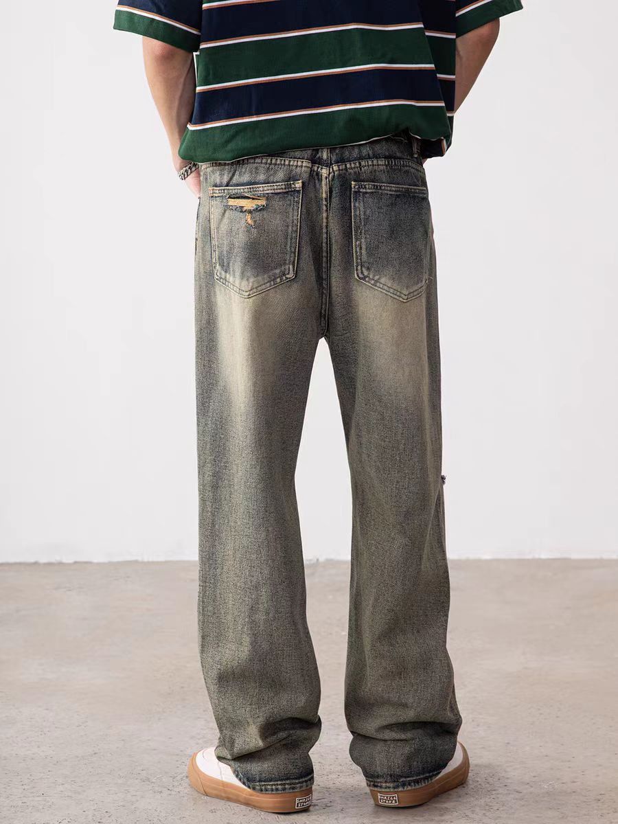 Japanese Brand × Vintage Hip-hop ripped washed and distressed jeans Size US 36 / EU 52 - 5 Thumbnail