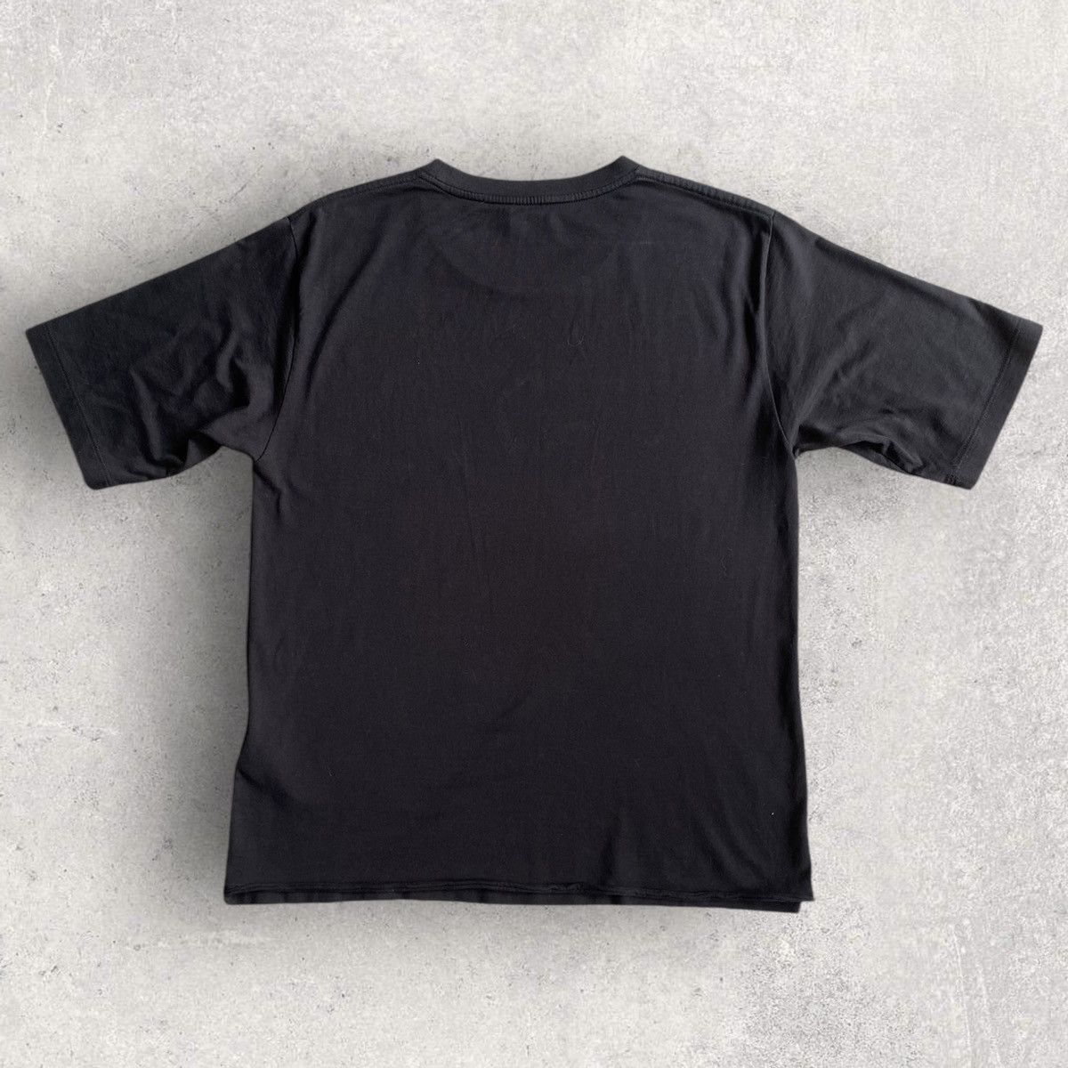 Saint Laurent Paris SLP Logo Oversize Cropped T Shirt Size XS / US 0-2 / IT 36-38 - 2 Thumbnail