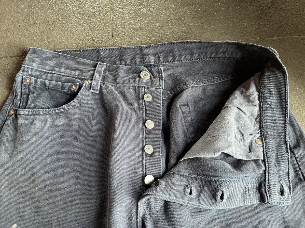 Levi's 34X32 Late 90’s Levi’s 501 Dye Black Distressed Faded Size US 32 / EU 48 - 10 Thumbnail
