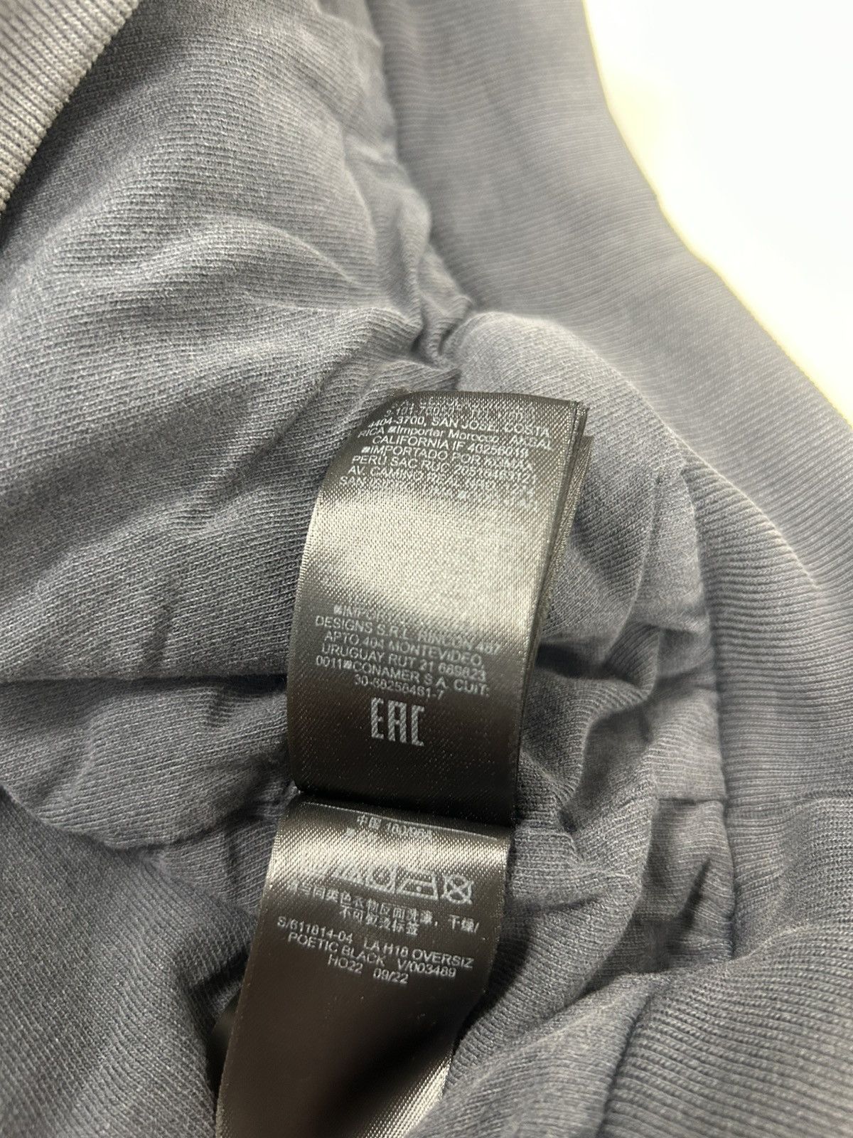 Balenciaga × Kanye West × Yeezy YZY x GAP Poetic Black Hoodie & Cargos Size US M / EU 48-50 / 2 - 10 Thumbnail