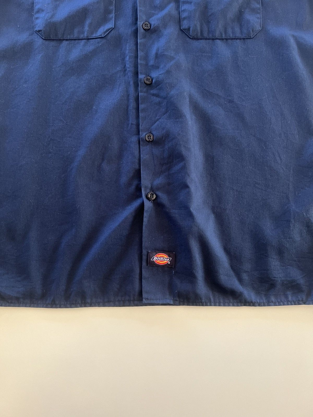 Vintage Vintage Dickies Work Shirt Button Up Double Pocket Size US XL / EU 56 / 4 - 4 Thumbnail