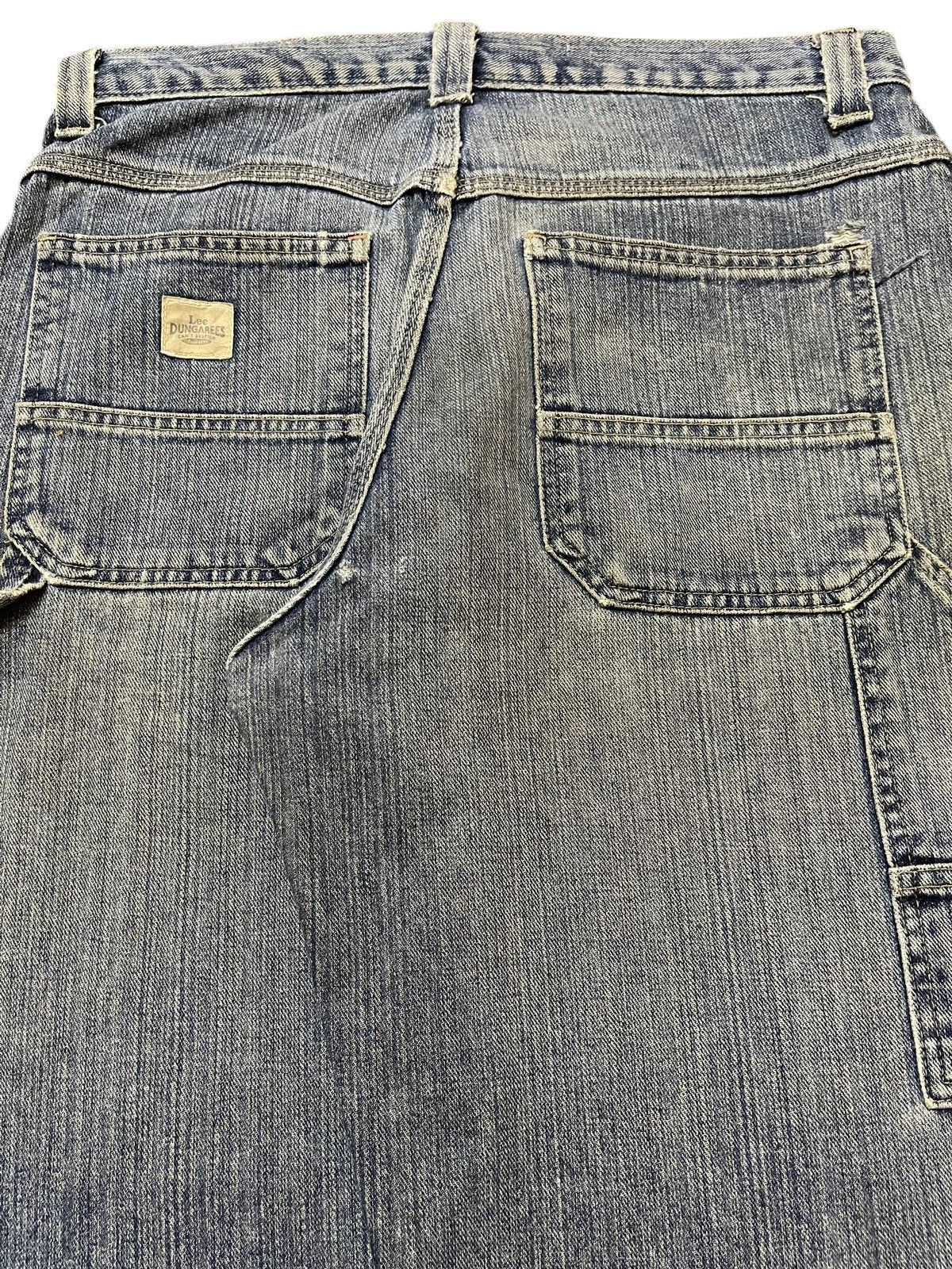Lee Vintage 90s Lee Dungarees Faded Wash Carpenter Baggy Jeans Size US 32 / EU 48 - 6 Thumbnail