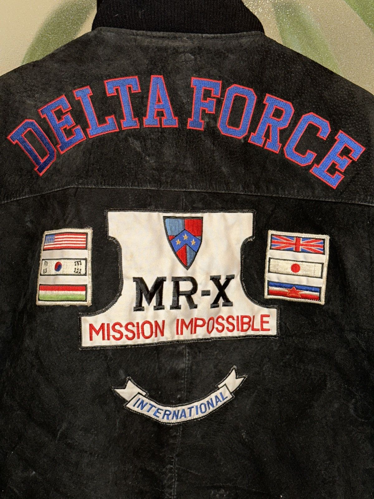 Other VTG Alamos Delta Force Leather Varsity Jacket Men’s XL Mili Size US XL / EU 56 / 4 - 3 Thumbnail
