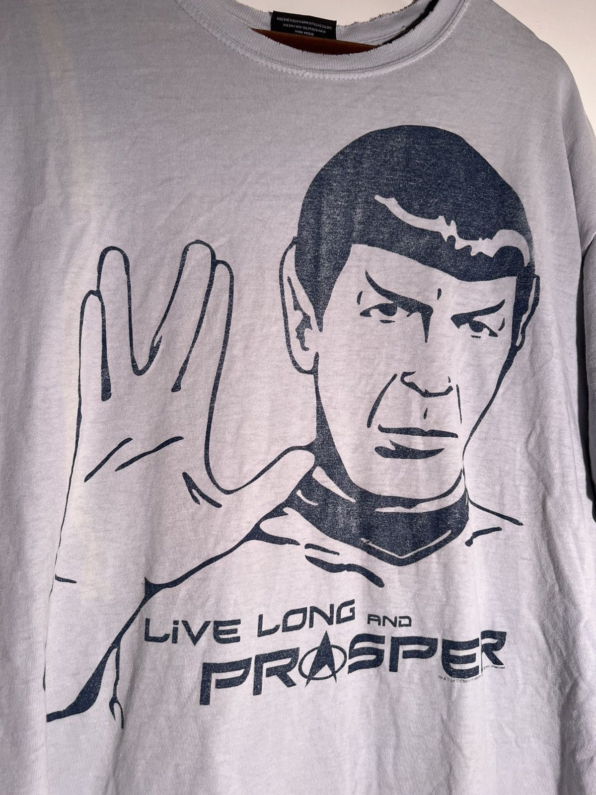 Vintage Y2K 2000's VTG Vintage Star Trek Spock Sci Fi Retro T Shirt Size US XL / EU 56 / 4 - 6 Thumbnail