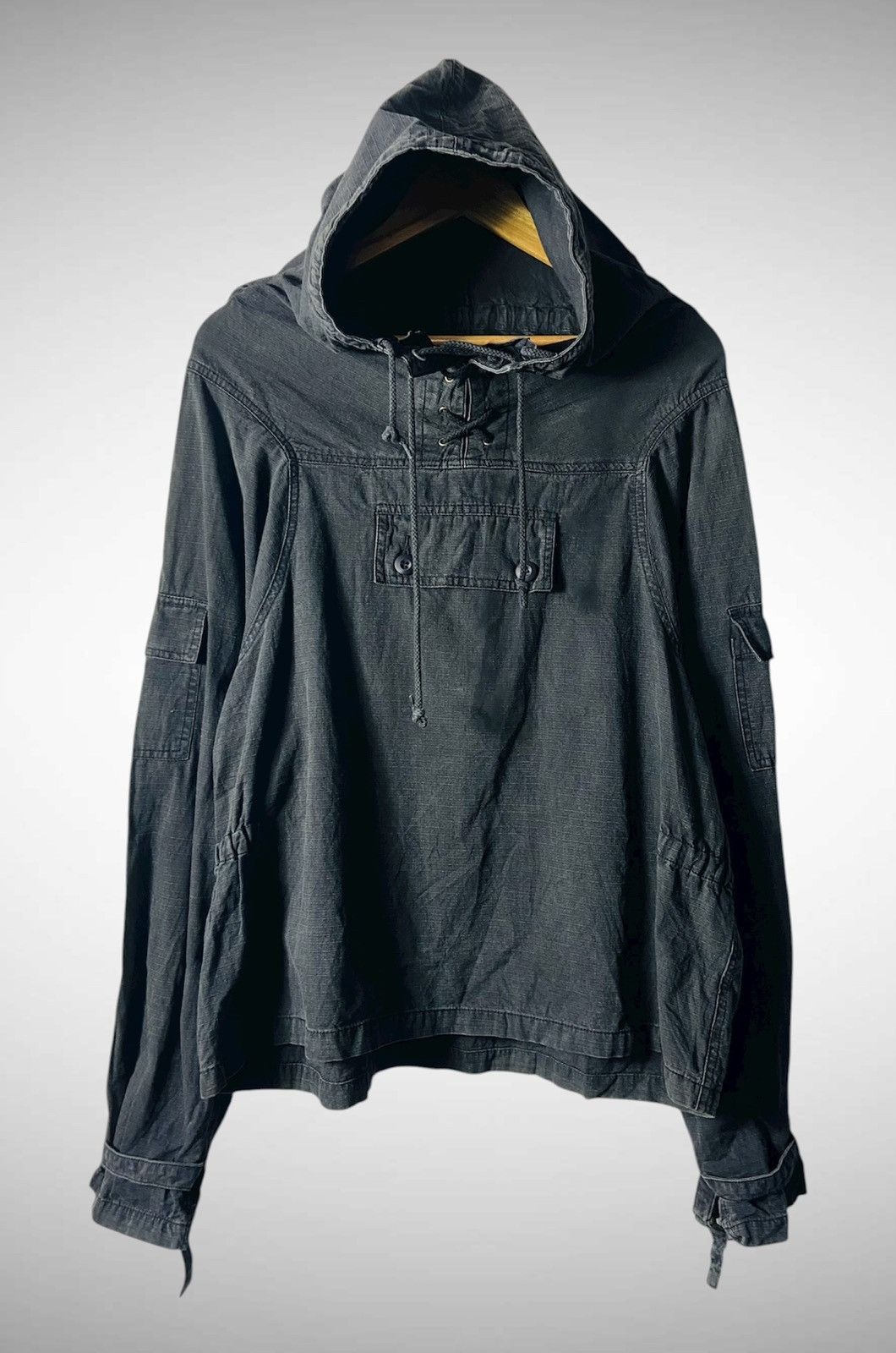 Japanese Brand Houston Rip Stop Poplin Hoodie Size US L / EU 52-54 / 3 - 1 Thumbnail