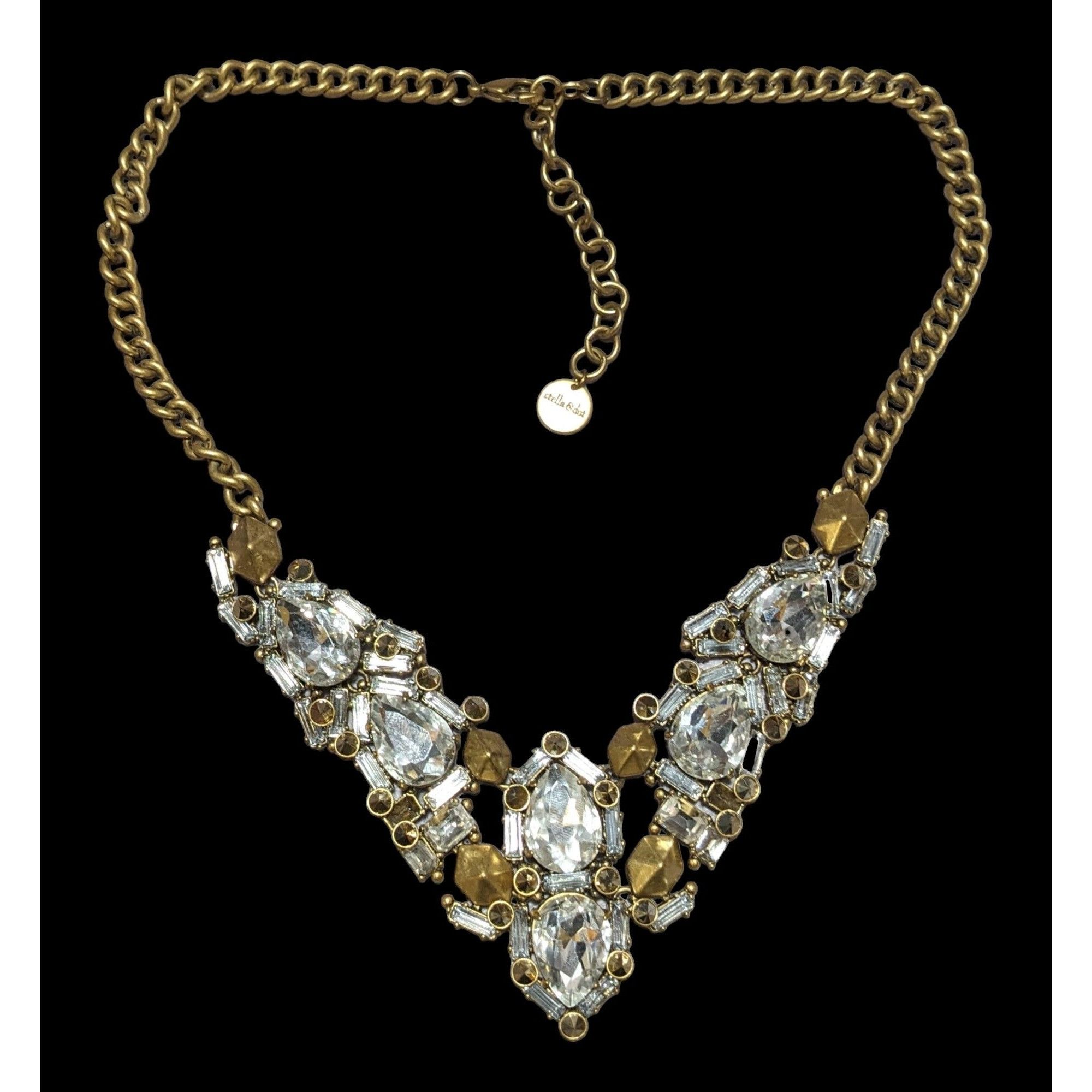 Other Stella & Dot Gold Gemmed Statement Necklace Size ONE SIZE - 1 Thumbnail