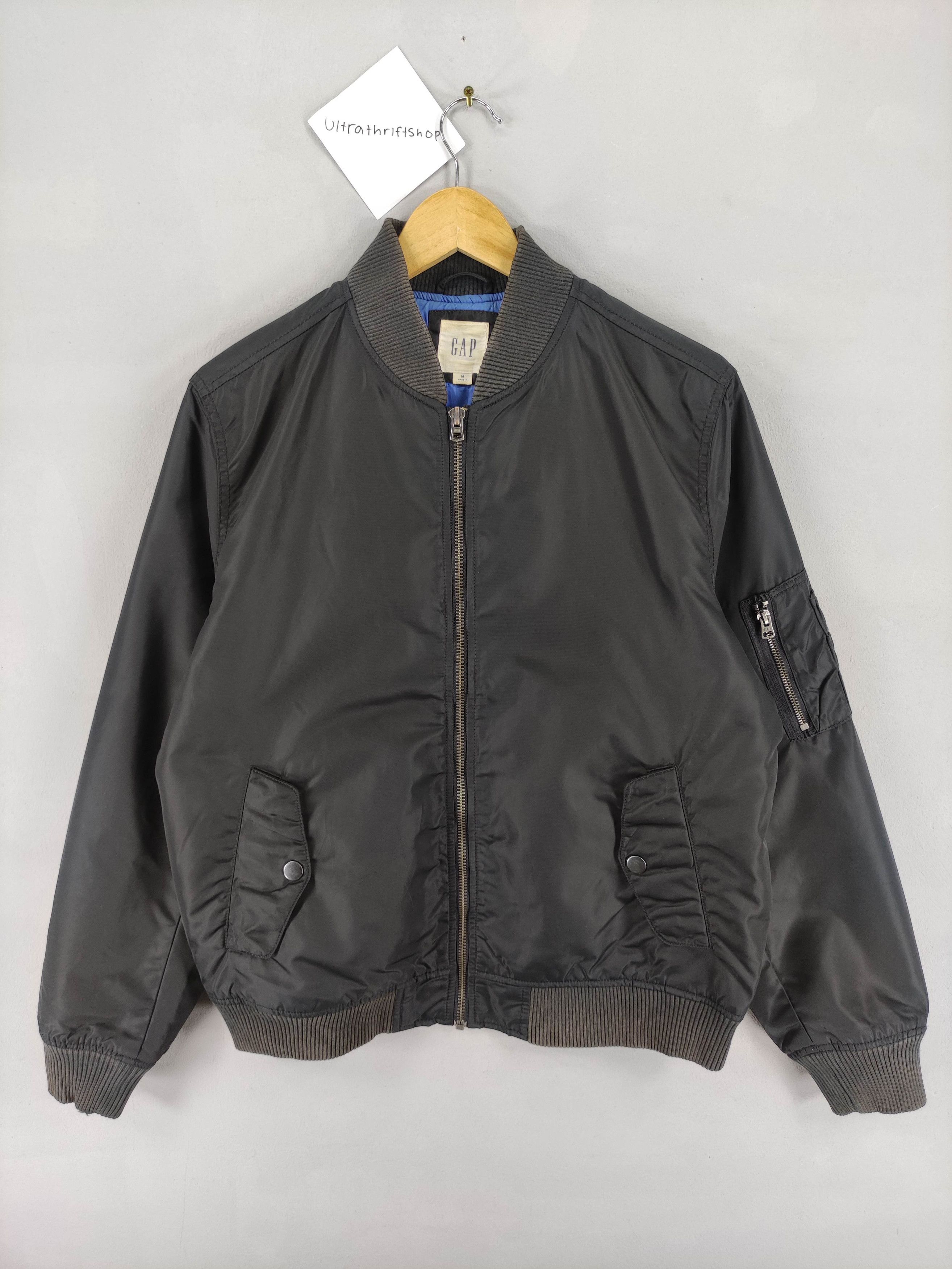 Gap Vintage Gap Bomber Jacket Zipper Size US M / EU 48-50 / 2 - 1 Thumbnail