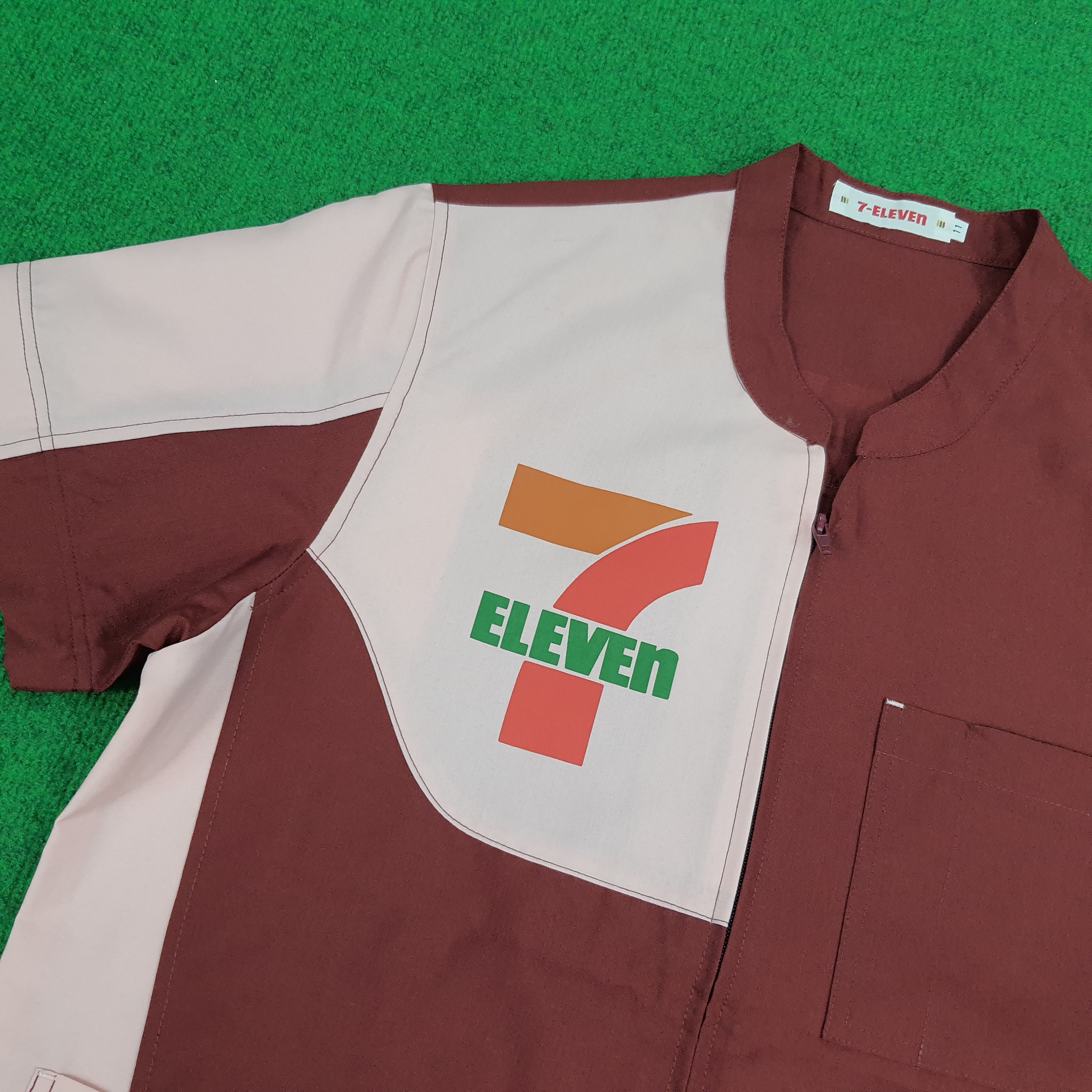 Japanese Brand × Vintage Vintage 7 Eleven Japan Edition Staff Uniform Workwear Jacket Size US S / EU 44-46 / 1 - 2 Thumbnail