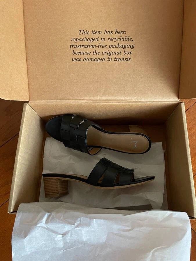 Marc Fisher Marc Fisher LTD Debora Black Leather Size US 9 / IT 39 - 7 Thumbnail