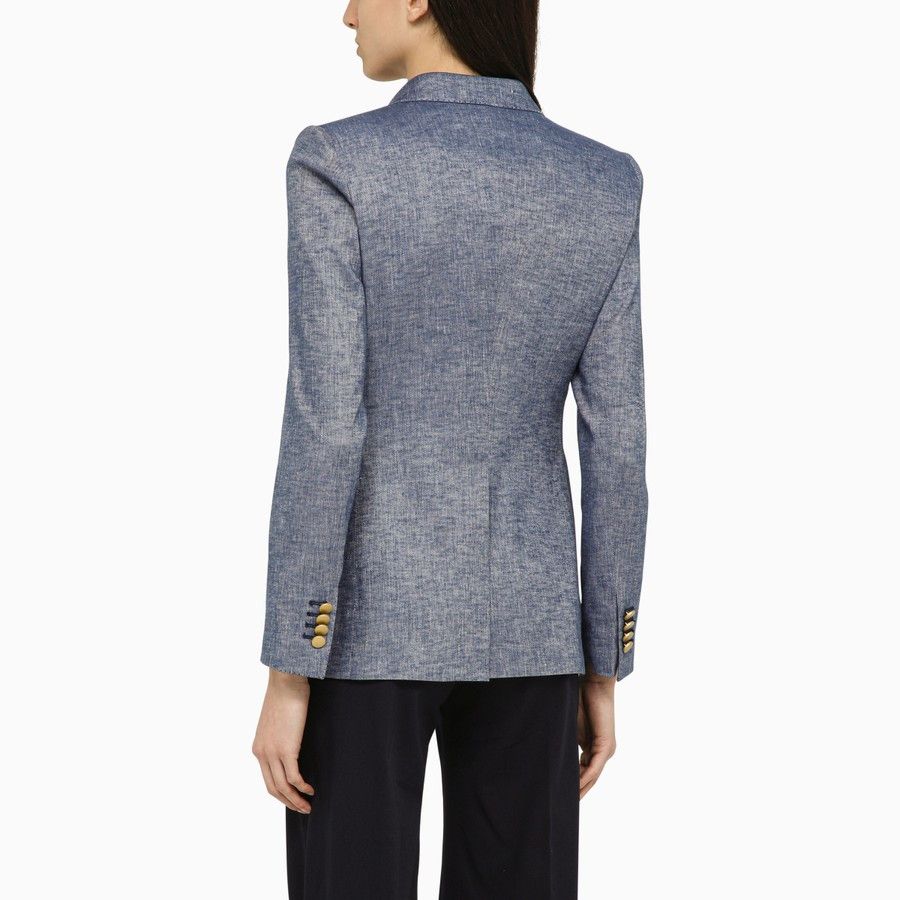 Tagliatore o1d2blof1024 Double-Breasted Jacket In Blue Size XS / US 0-2 / IT 36-38 - 3 Thumbnail