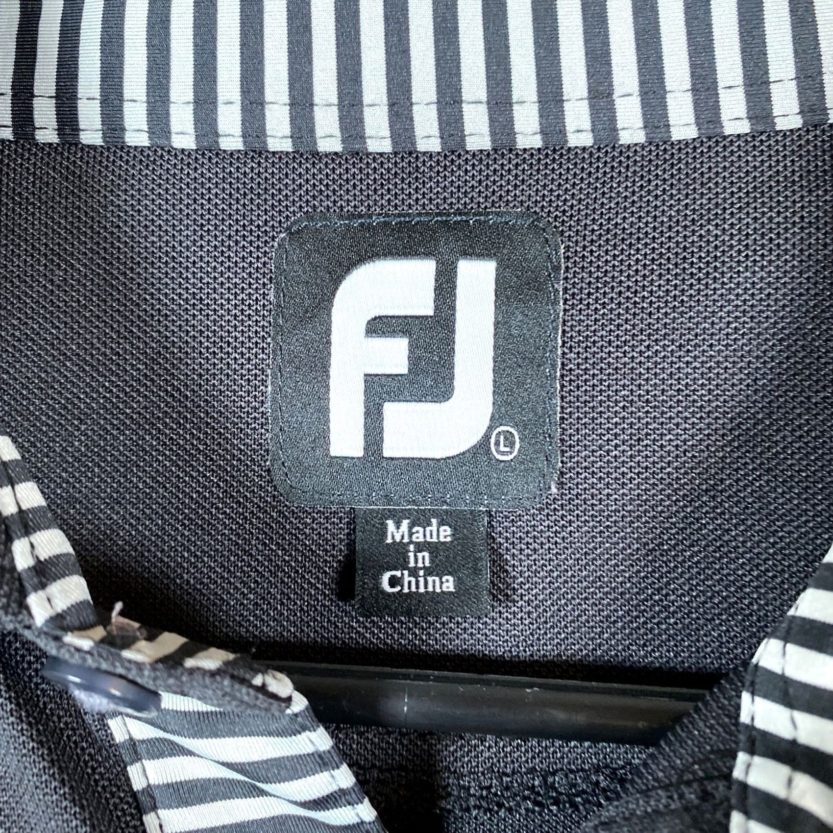 Footjoy FootJoy Mens Polo Shirt Black Golf Activewear Quick Dry Stretch Large Size US L / EU 52-54 / 3 - 7 Thumbnail