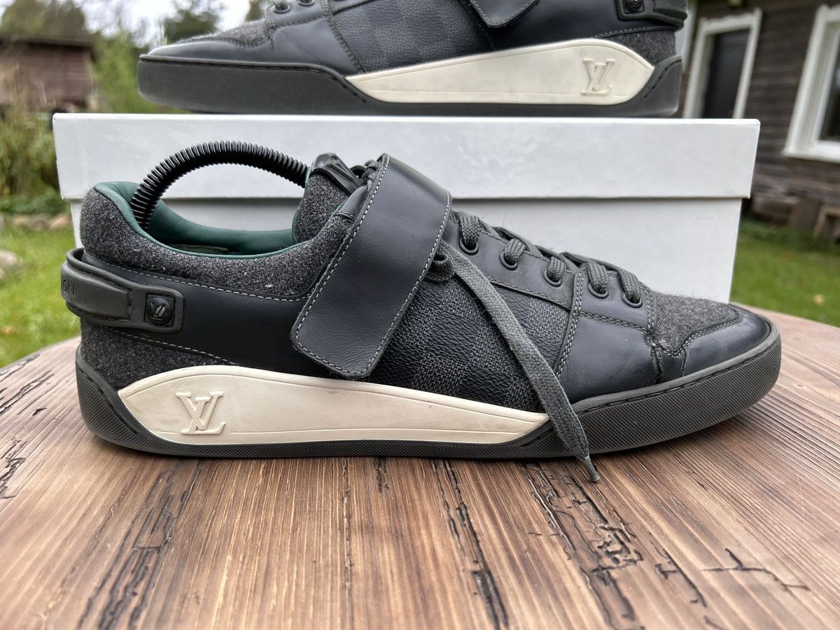 Louis Vuitton Louis Vuitton Elliptic Damier Graphite Low Top Sneakers Size US 7.5 / EU 40-41 - 2 Thumbnail