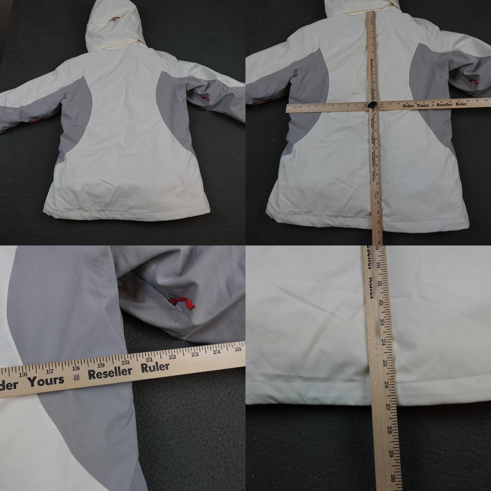 Eddie Bauer Eddie Bauer Womens Jacket Large White Gray WR Powder Search 3-in-1 Hooded Ski Size L / US 10 / IT 46 - 8 Thumbnail