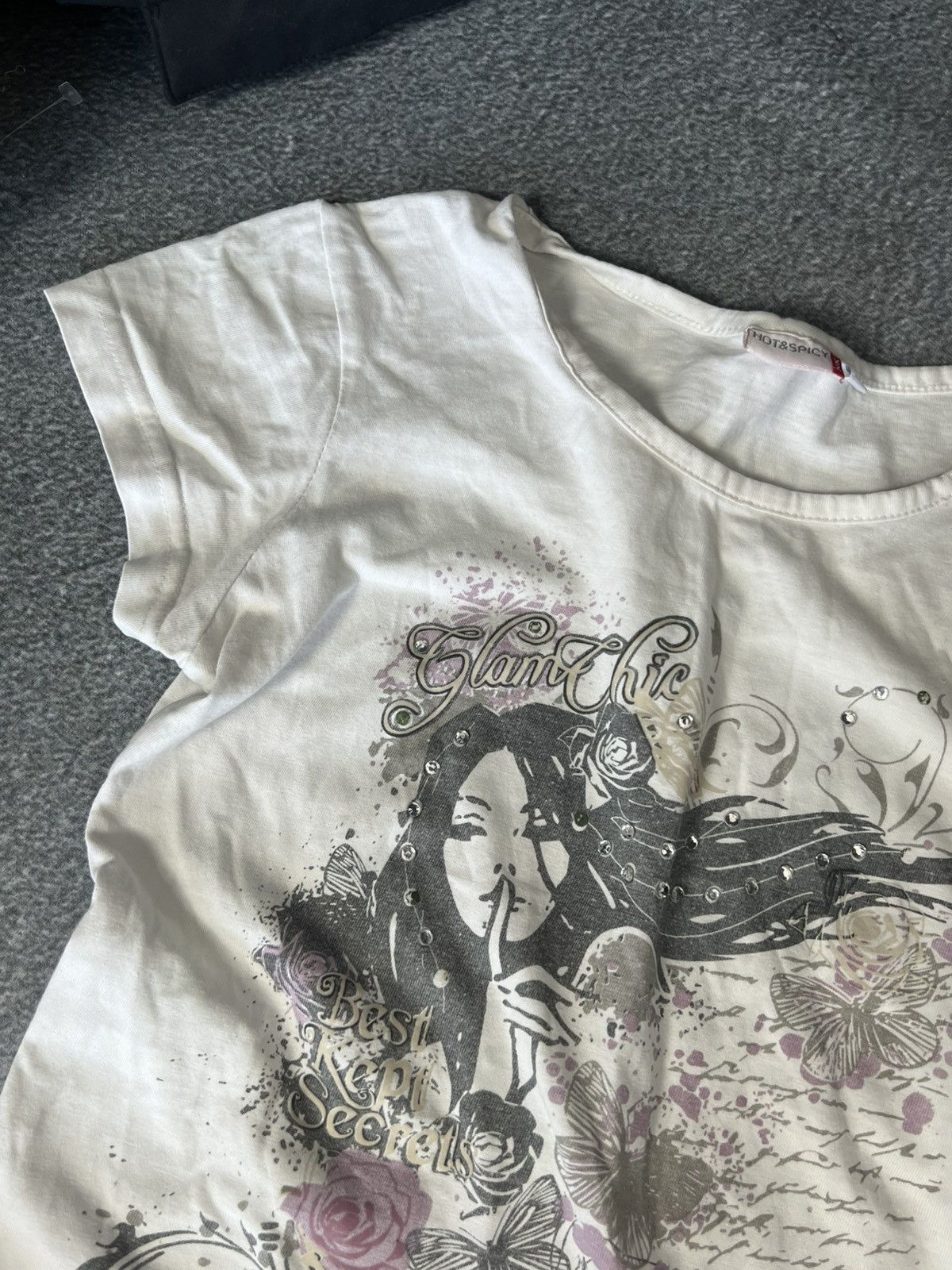 Japanese Brand Girl Y2K Hysteric Glamour Style T Shirt Tank Top Cop Copine Size S / US 4 / IT 40 - 2 Thumbnail