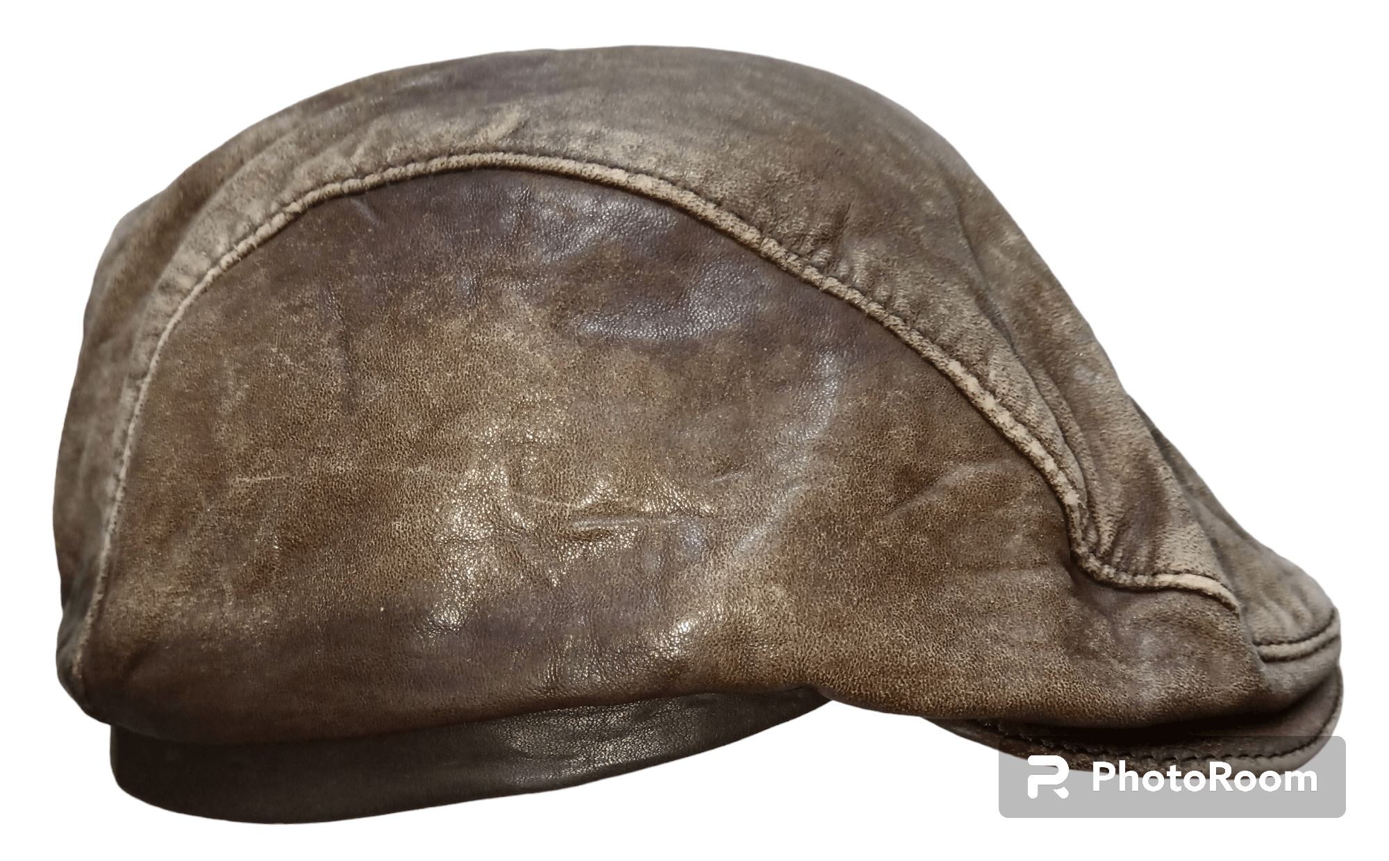 Genuine Leather × Vintage VELMA LEATHER BARETTA HAT Size ONE SIZE - 1 Thumbnail
