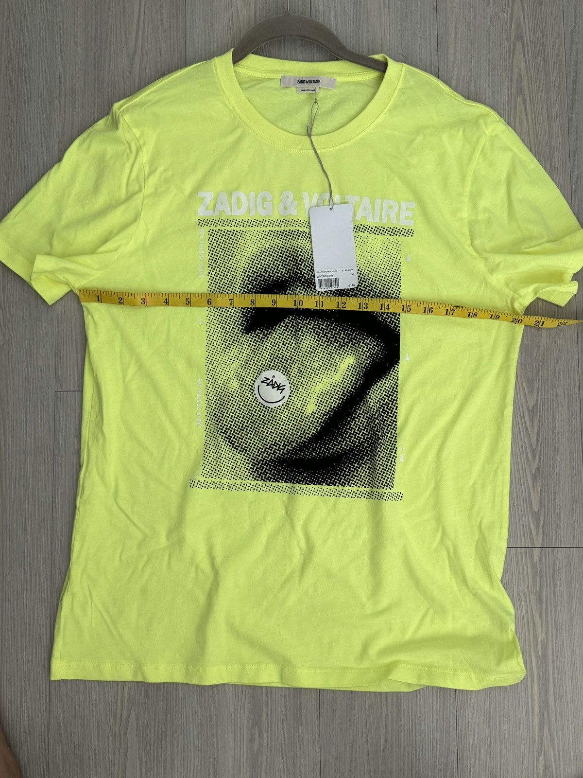 Zadig & Voltaire Zadig & Voltaire Ted Happy Photoprint T-Shirt Size M Size US M / EU 48-50 / 2 - 8 Thumbnail